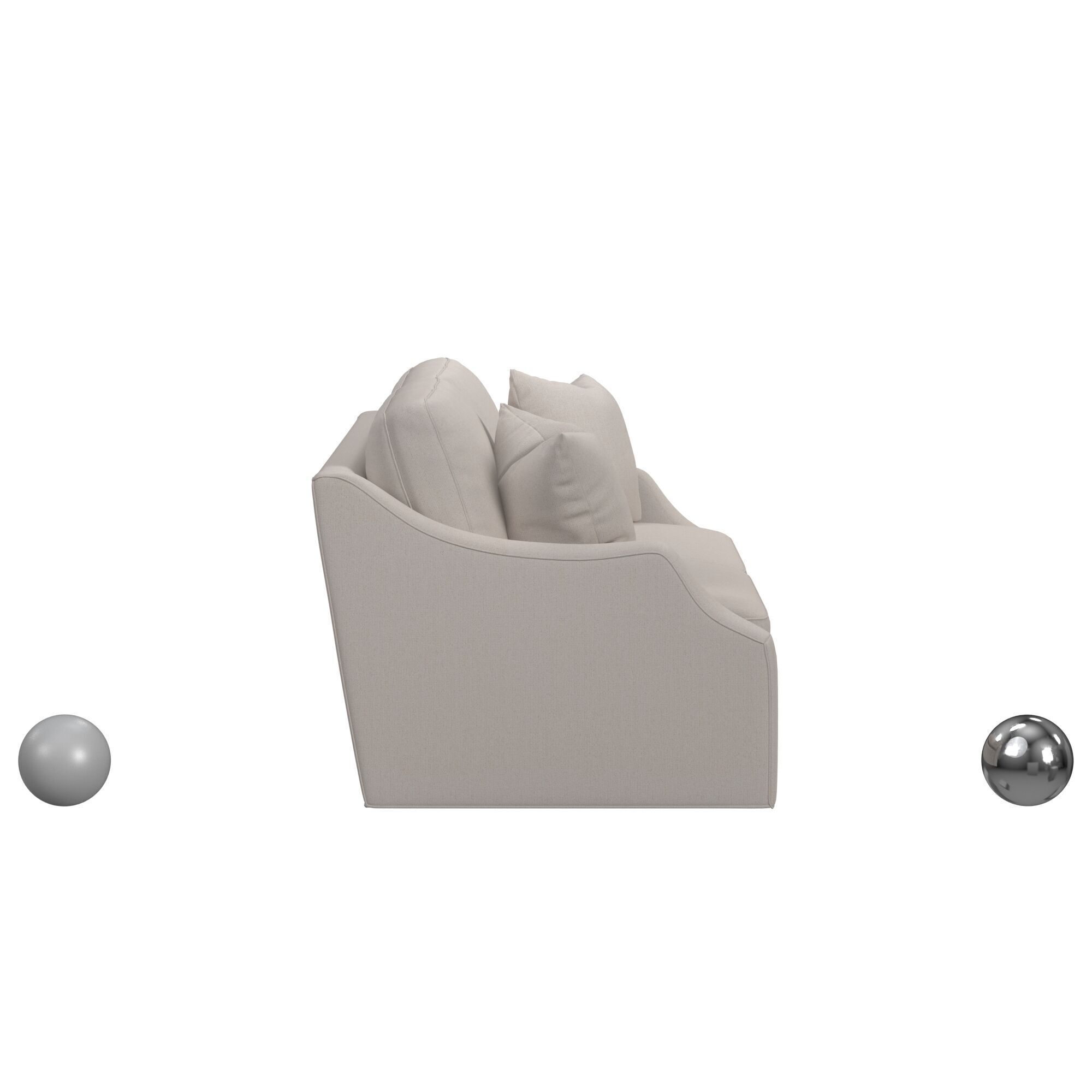 Darrien Studio Sofa 3D model_2