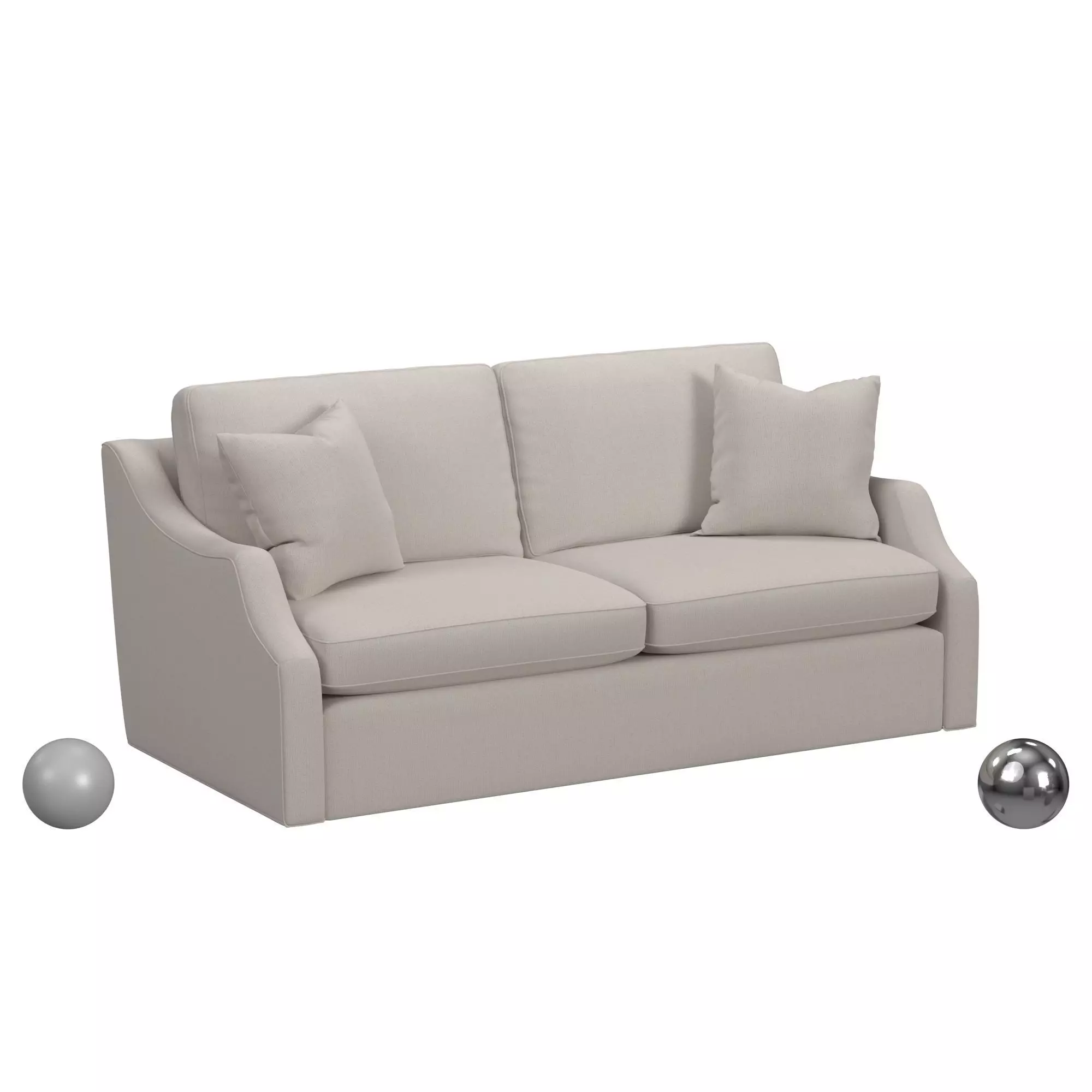 Darrien Studio Sofa 3D model_0