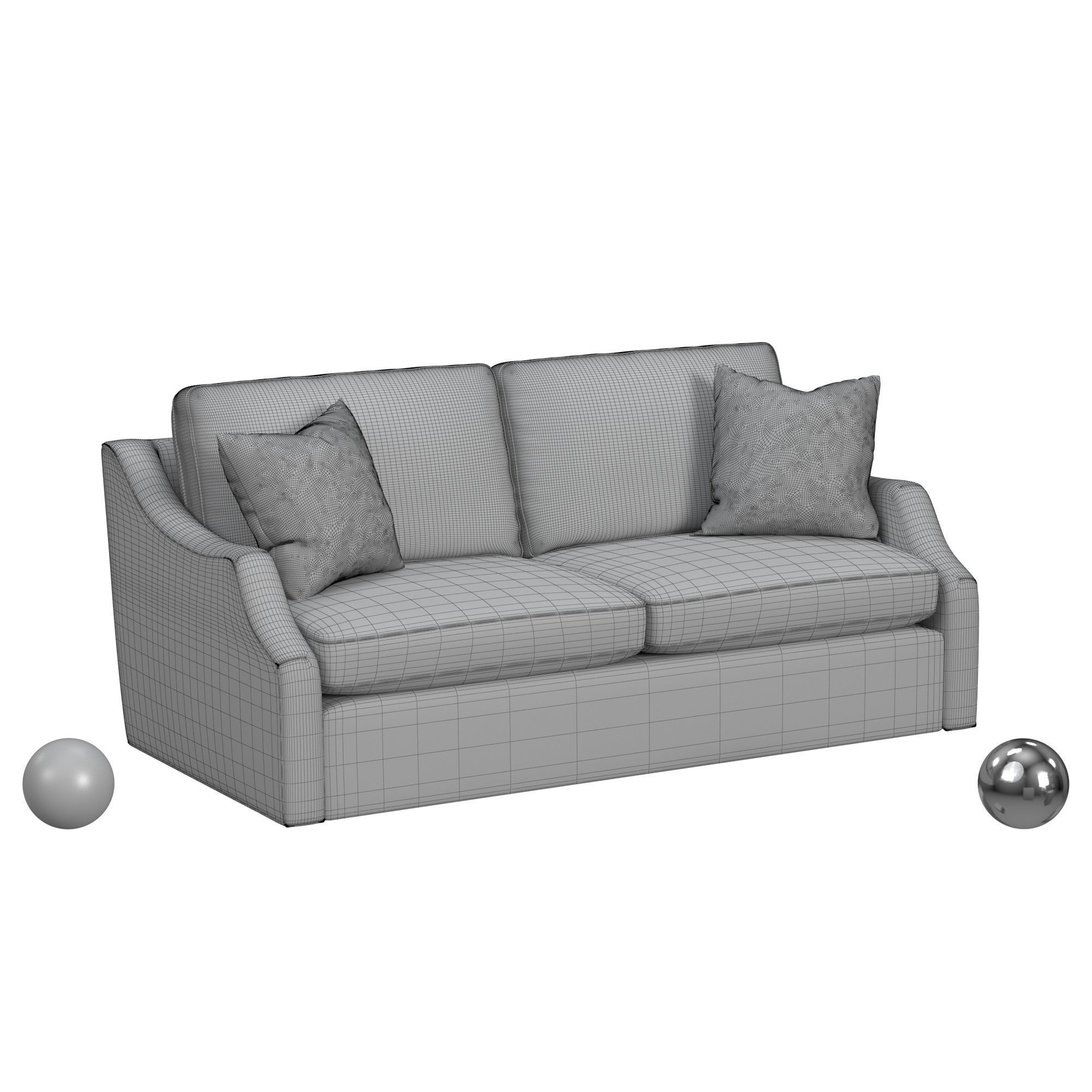 Darrien Studio Sofa 3D model_4