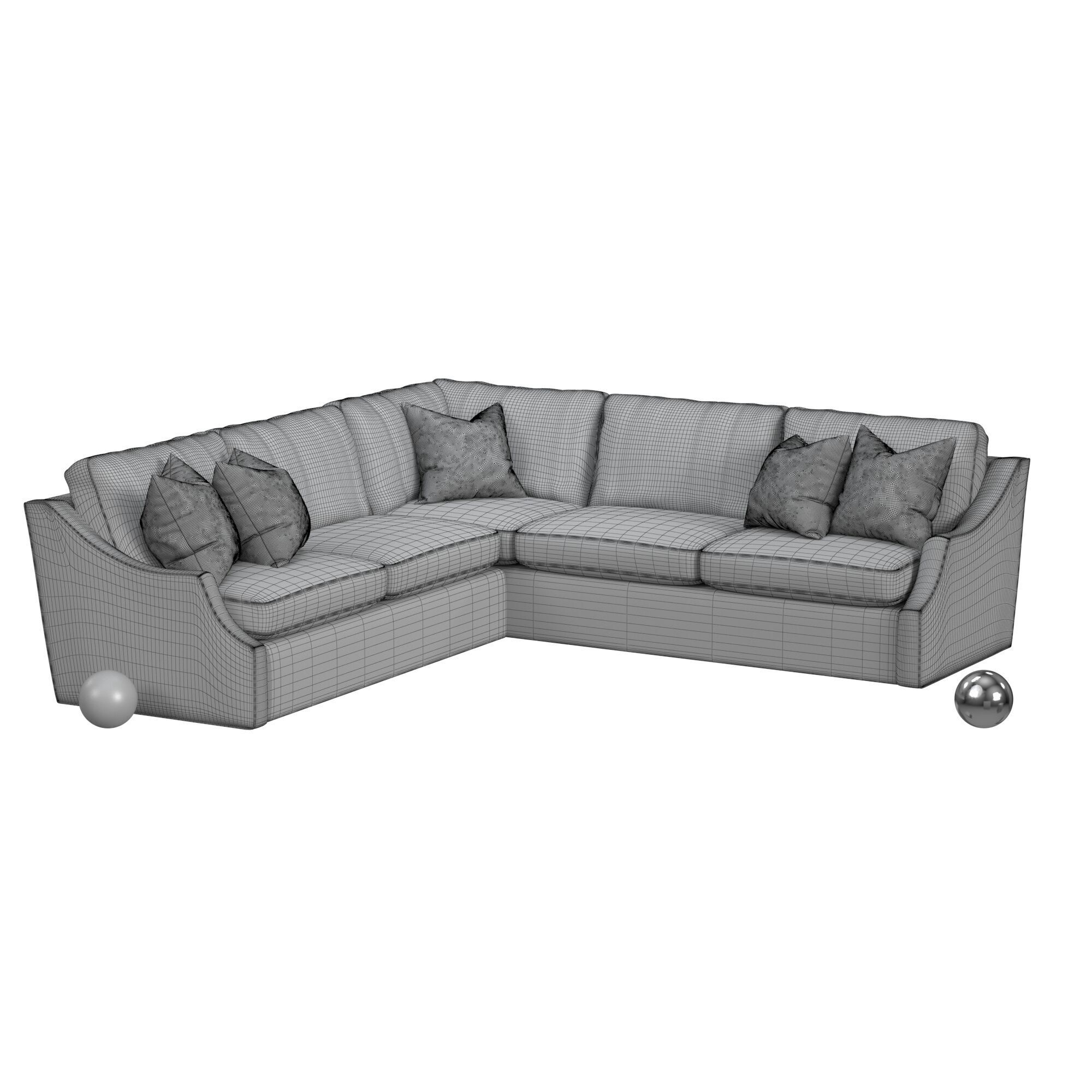 Darrien Sectional 3D model_3