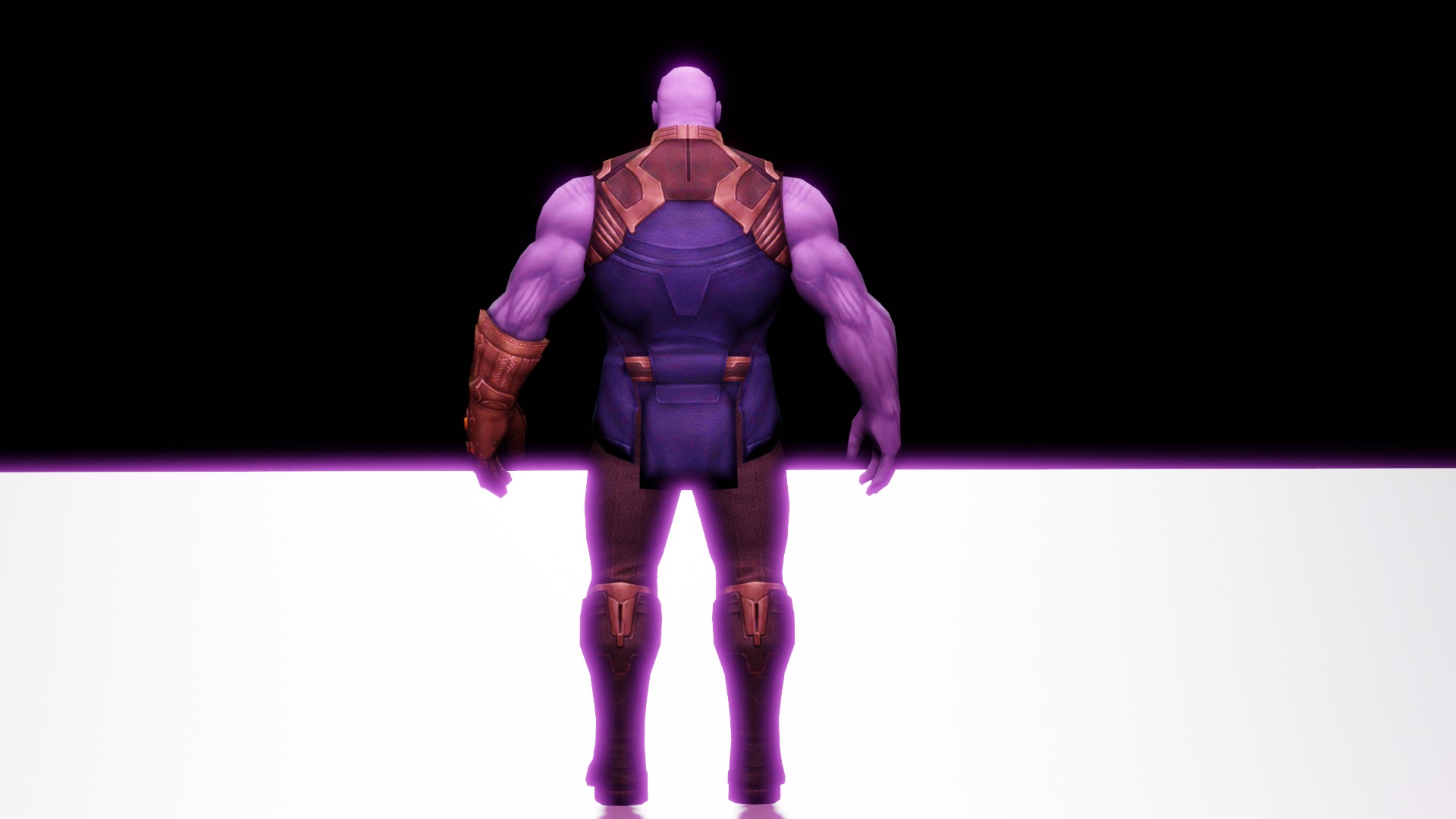 Thanos Low Poly 3D Model - Fully Textured and Printable 3D print model_5