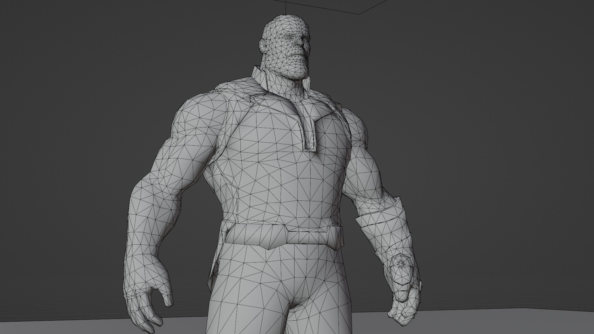 Thanos Low Poly 3D Model - Fully Textured and Printable 3D print model_3