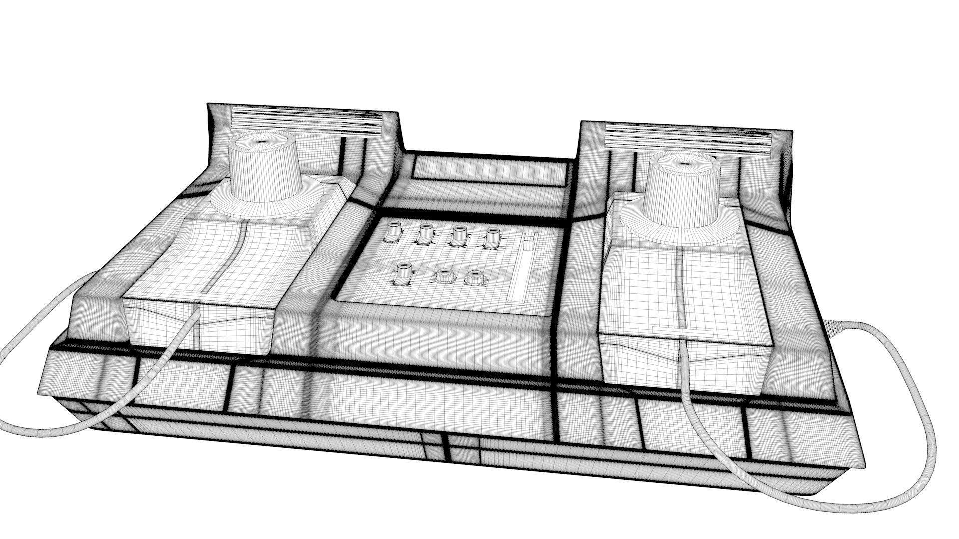 Nintendo first home console ColorTV-Game 15 3D model_5