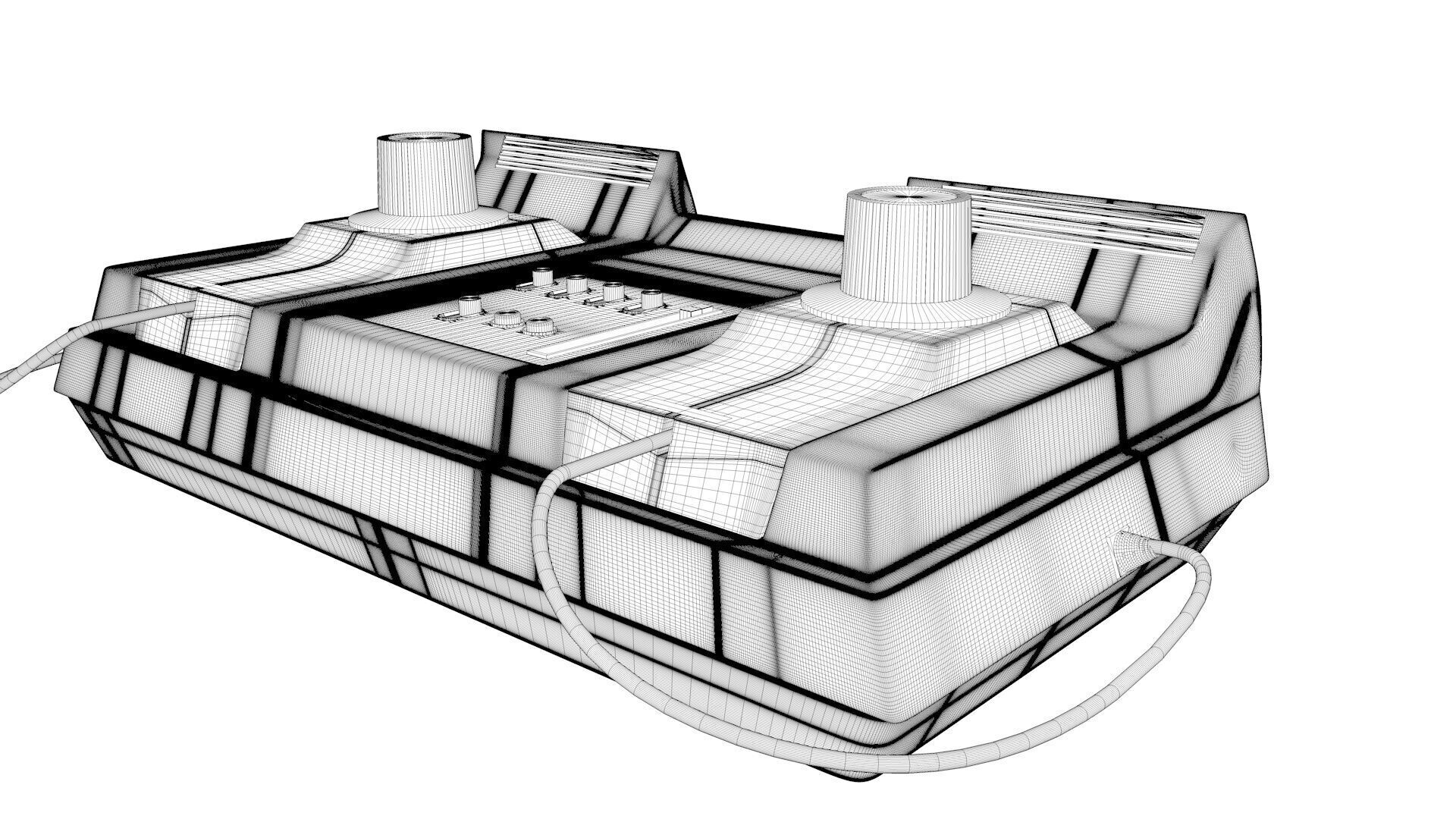 Nintendo first home console ColorTV-Game 15 3D model_6
