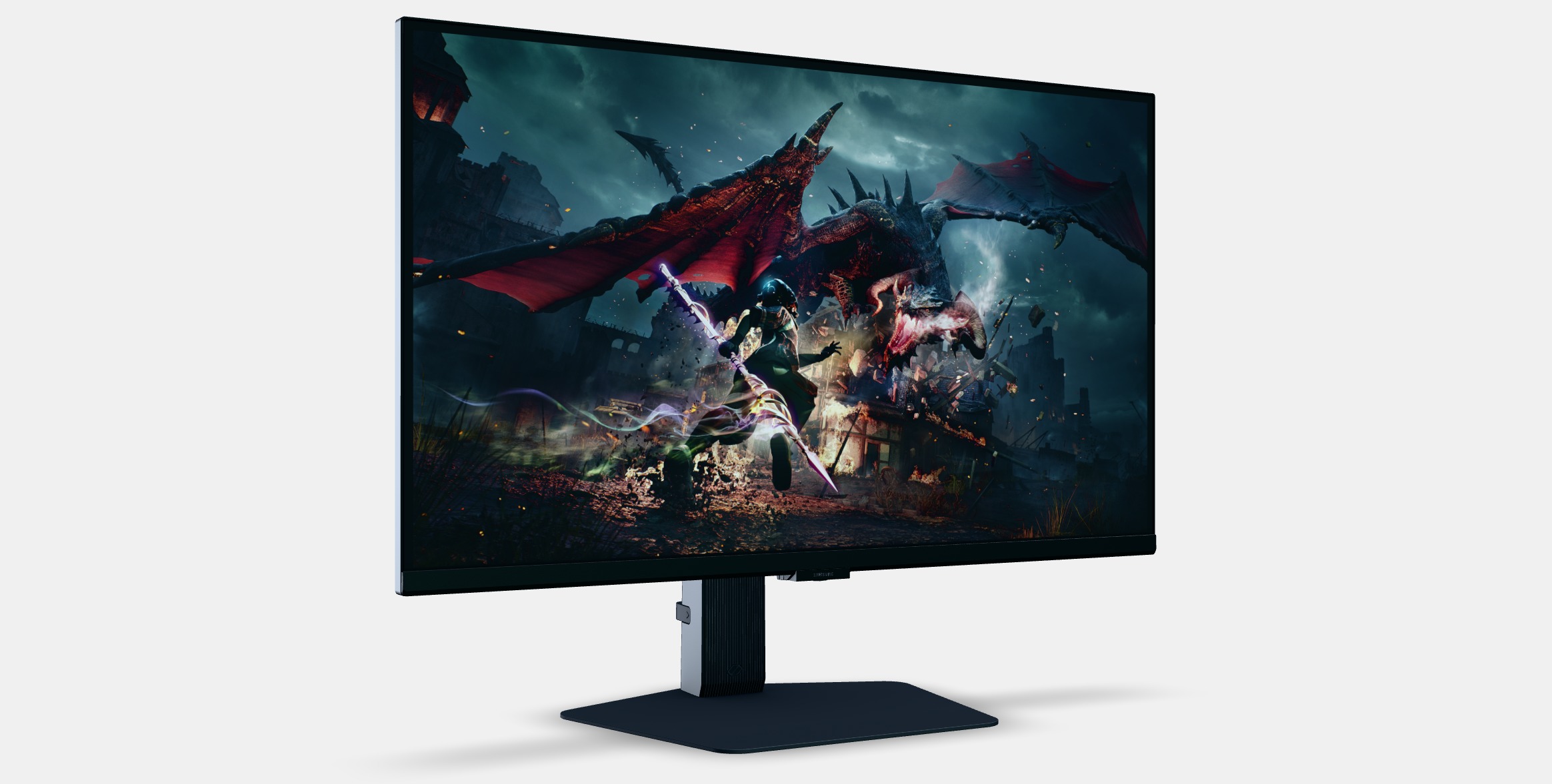 27 Inch Odyssey G5 G50D QHD 180Hz Gaming Monitor 3D model_11