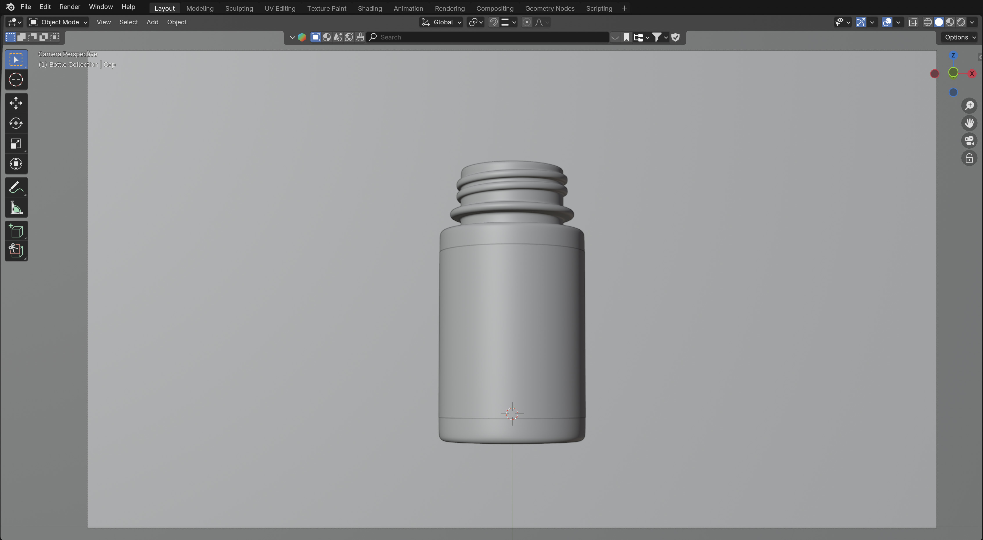Multi Vitamins Bottle 3D model_4