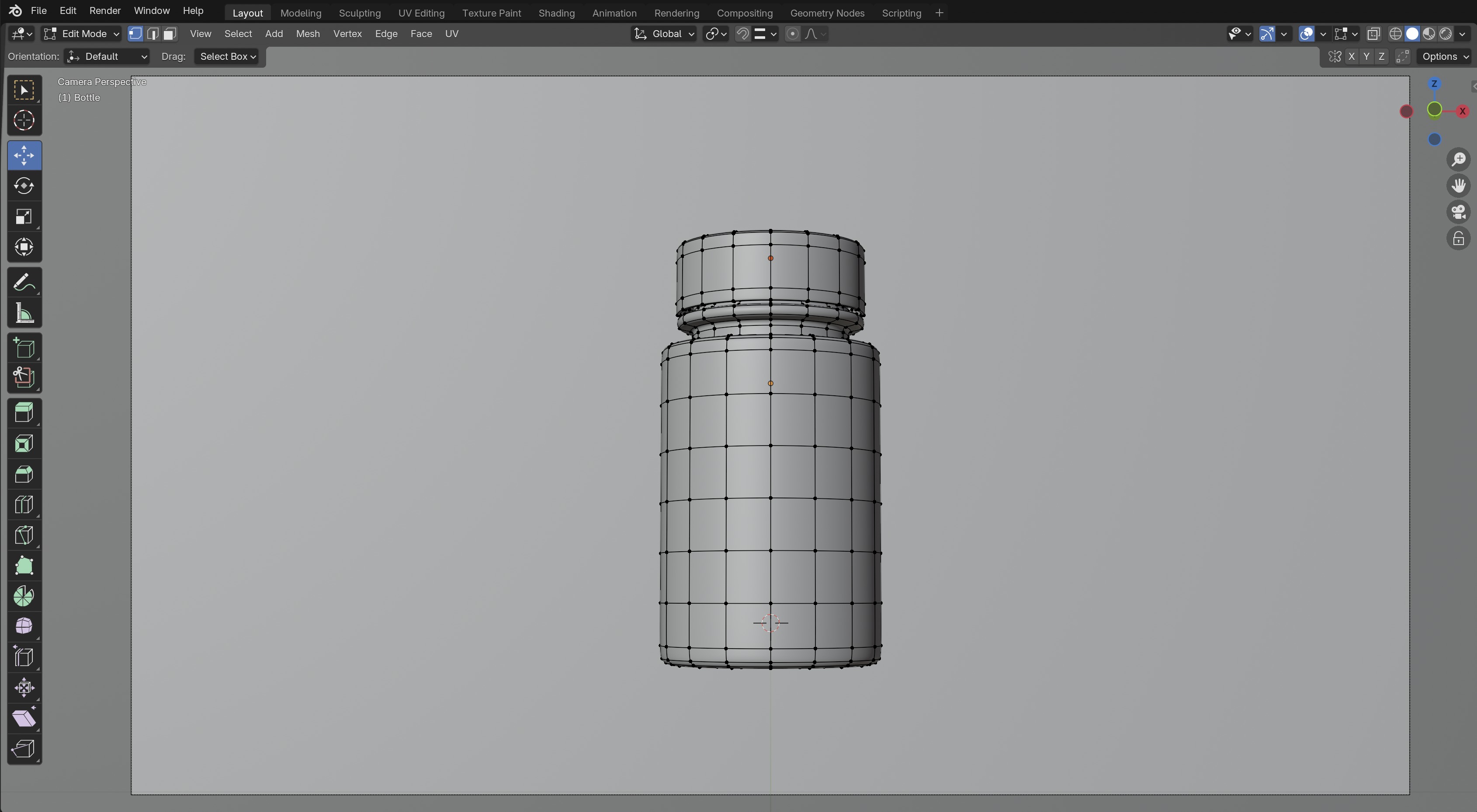 Multi Vitamins Bottle 3D model_6