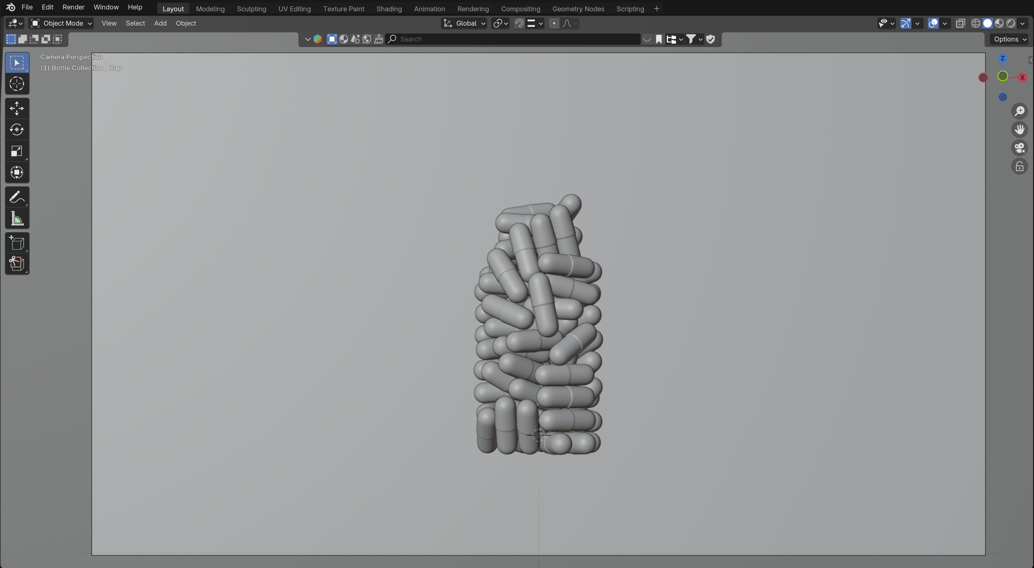 Multi Vitamins Bottle 3D model_5