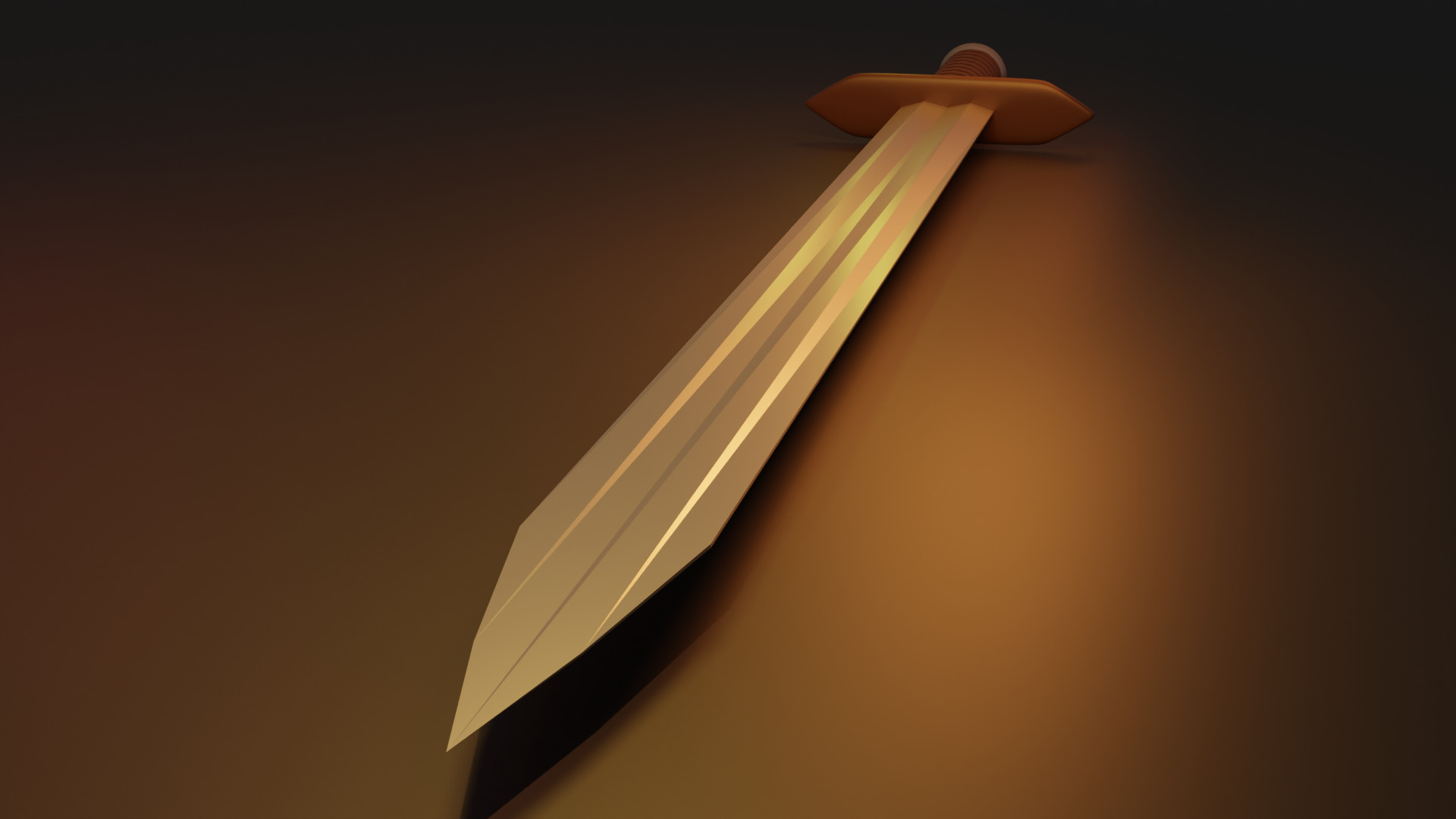 Realistic Medieval Sword -- Game-Ready and High-Quality Asset 3D model_1