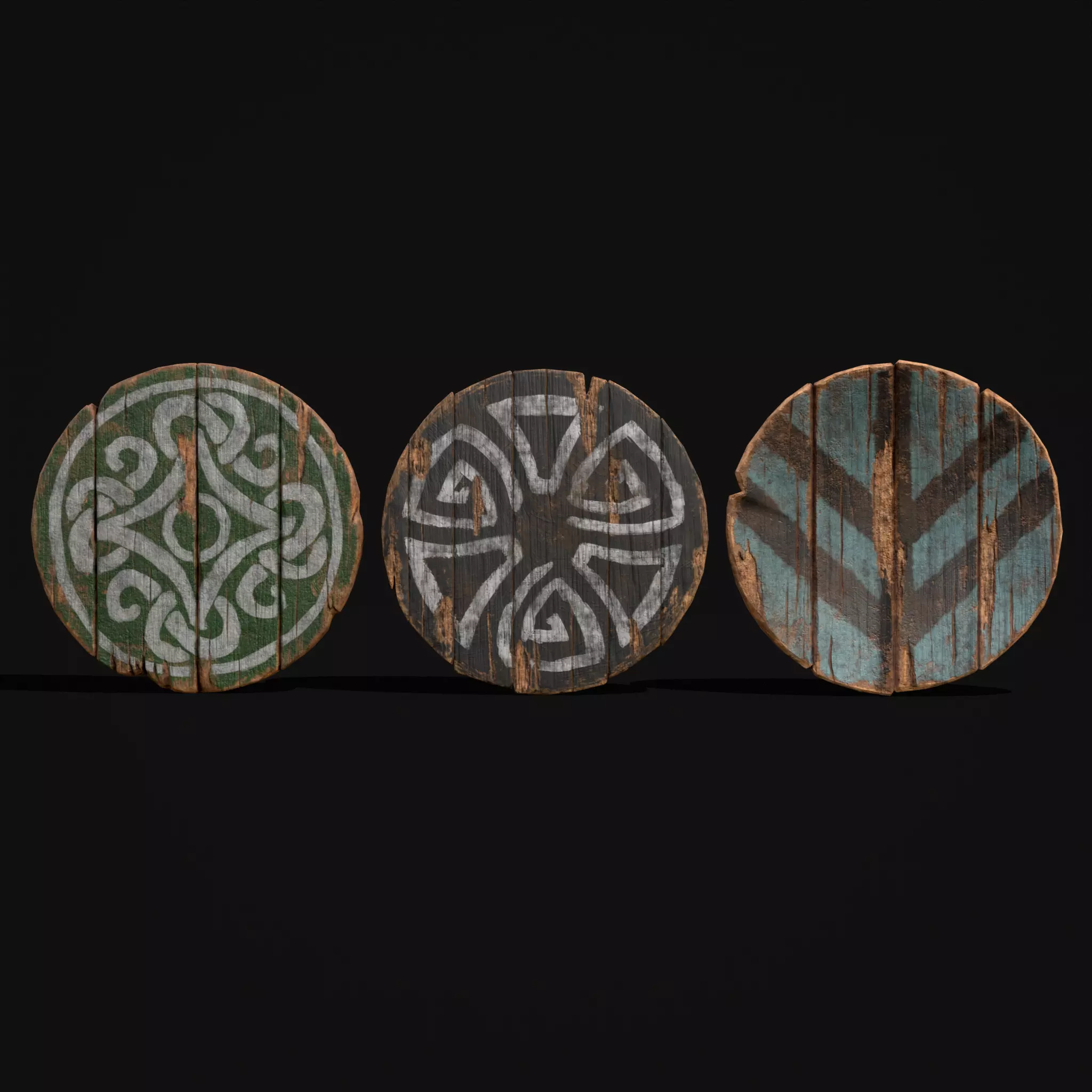 Coat of Arms GW BB and BW 3D Model Collection_0