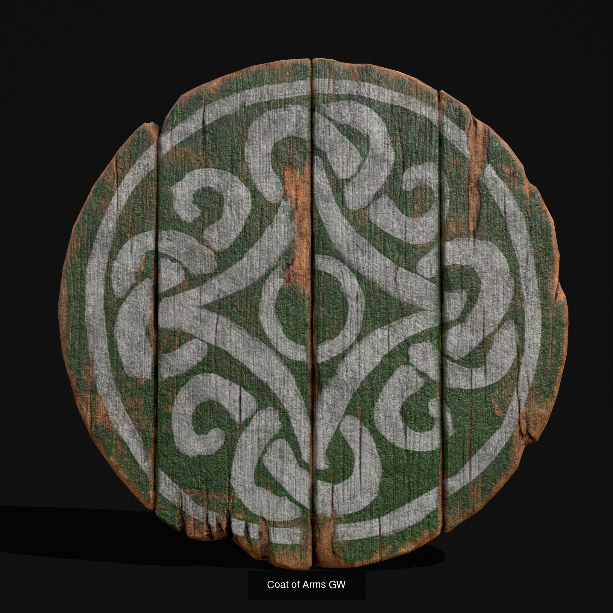 Coat of Arms GW BB and BW 3D Model Collection_10