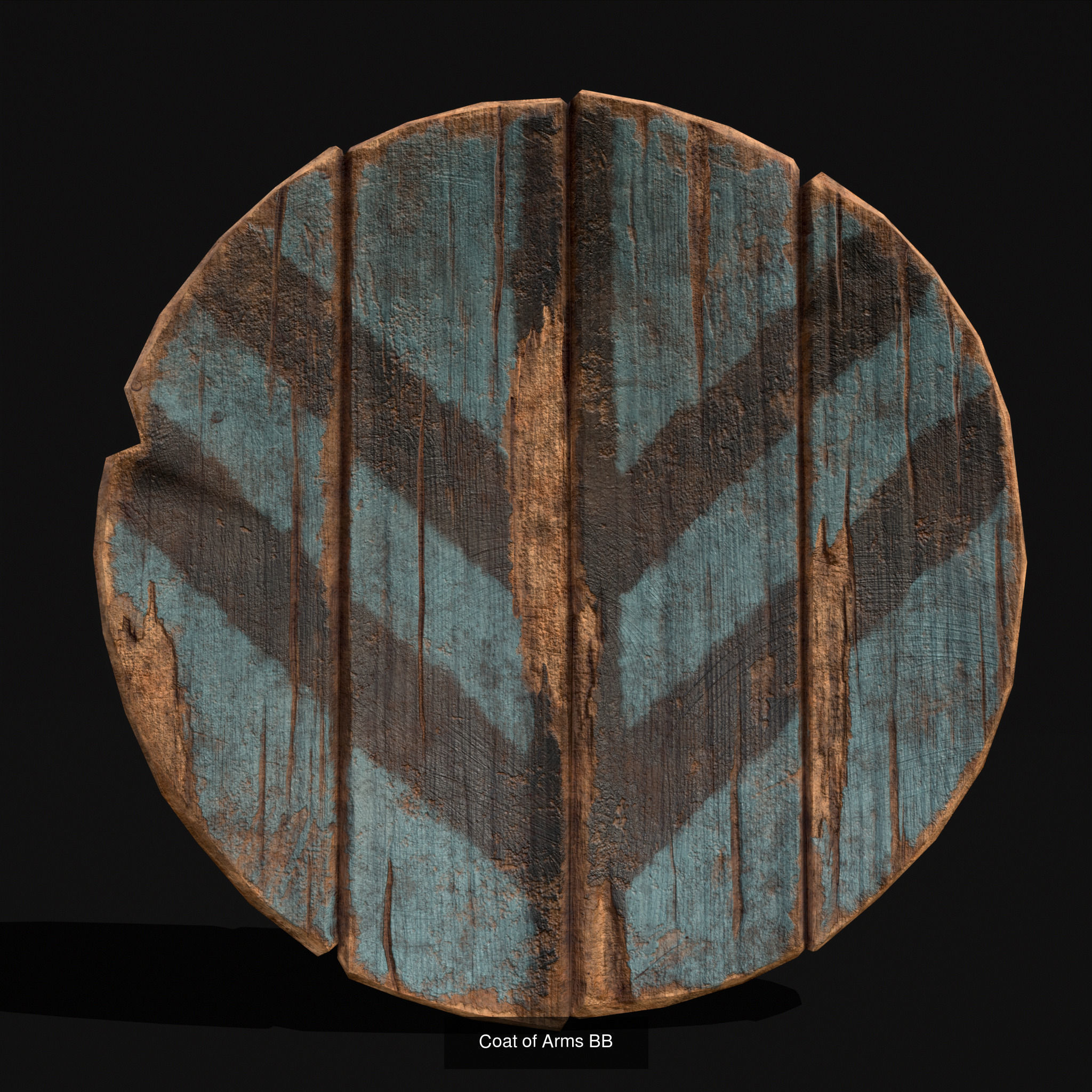 Coat of Arms GW BB and BW 3D Model Collection_9