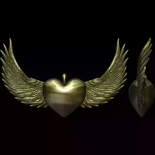 The Winged Heart Pendant