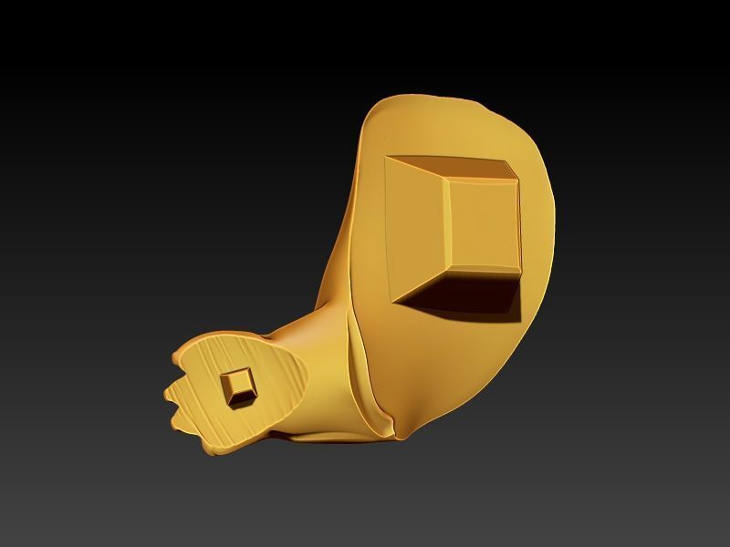 The Squirrel and a Nut 3D print model_14