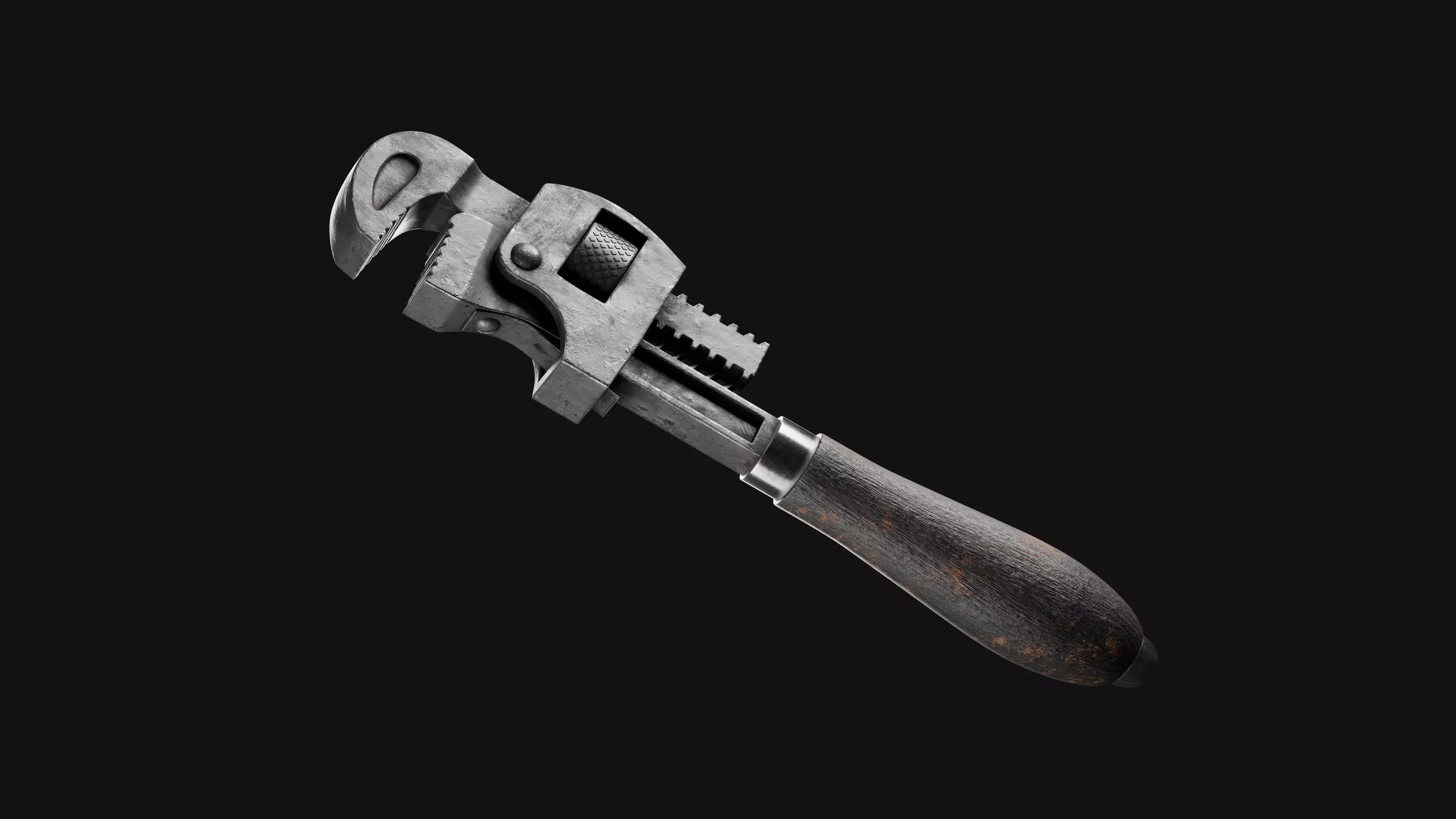 Pipe Wrench 3D model 3D model_0