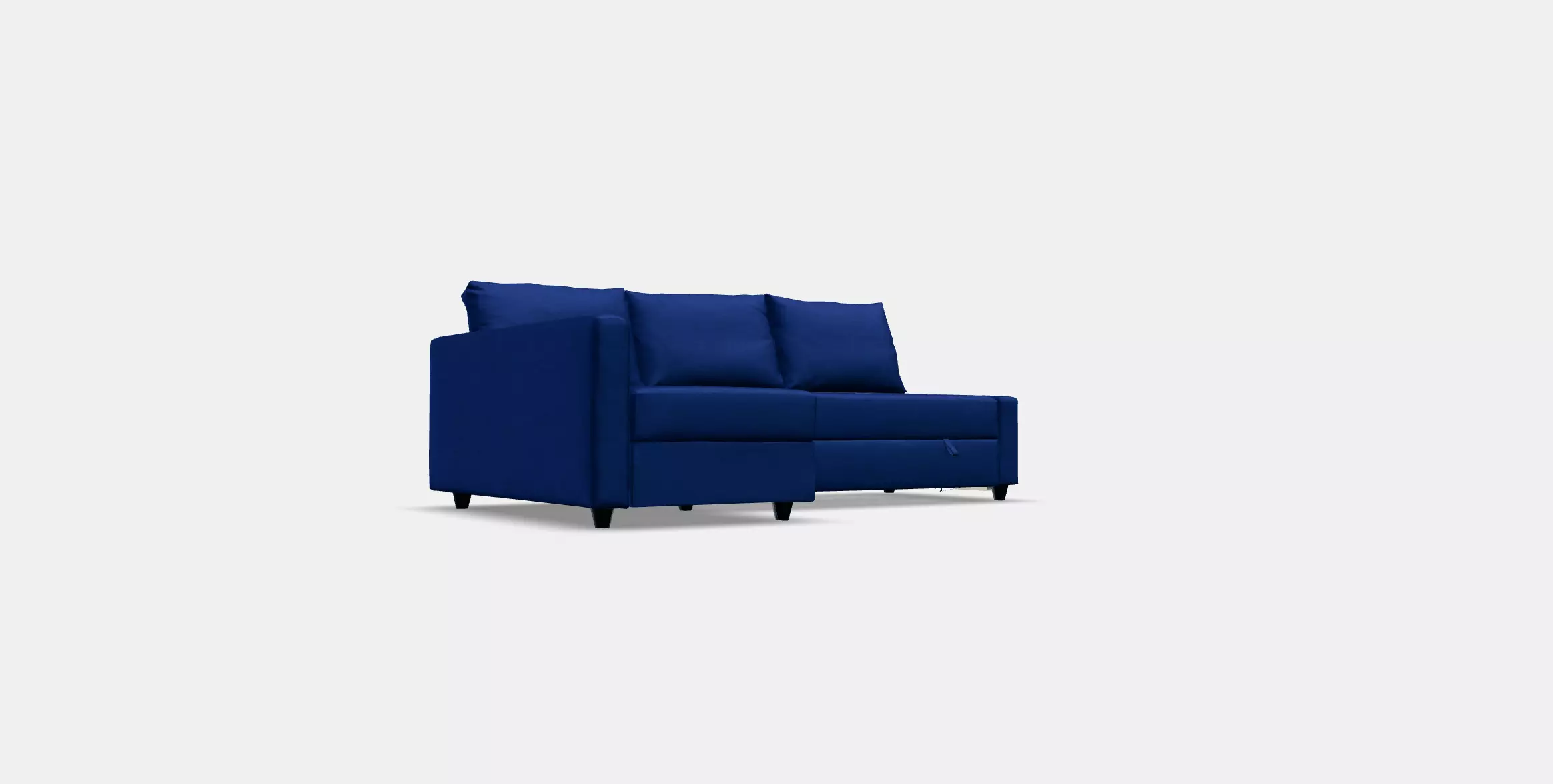 FRIHETEN Corner sofa-bed with storage Low-poly 3D model_0