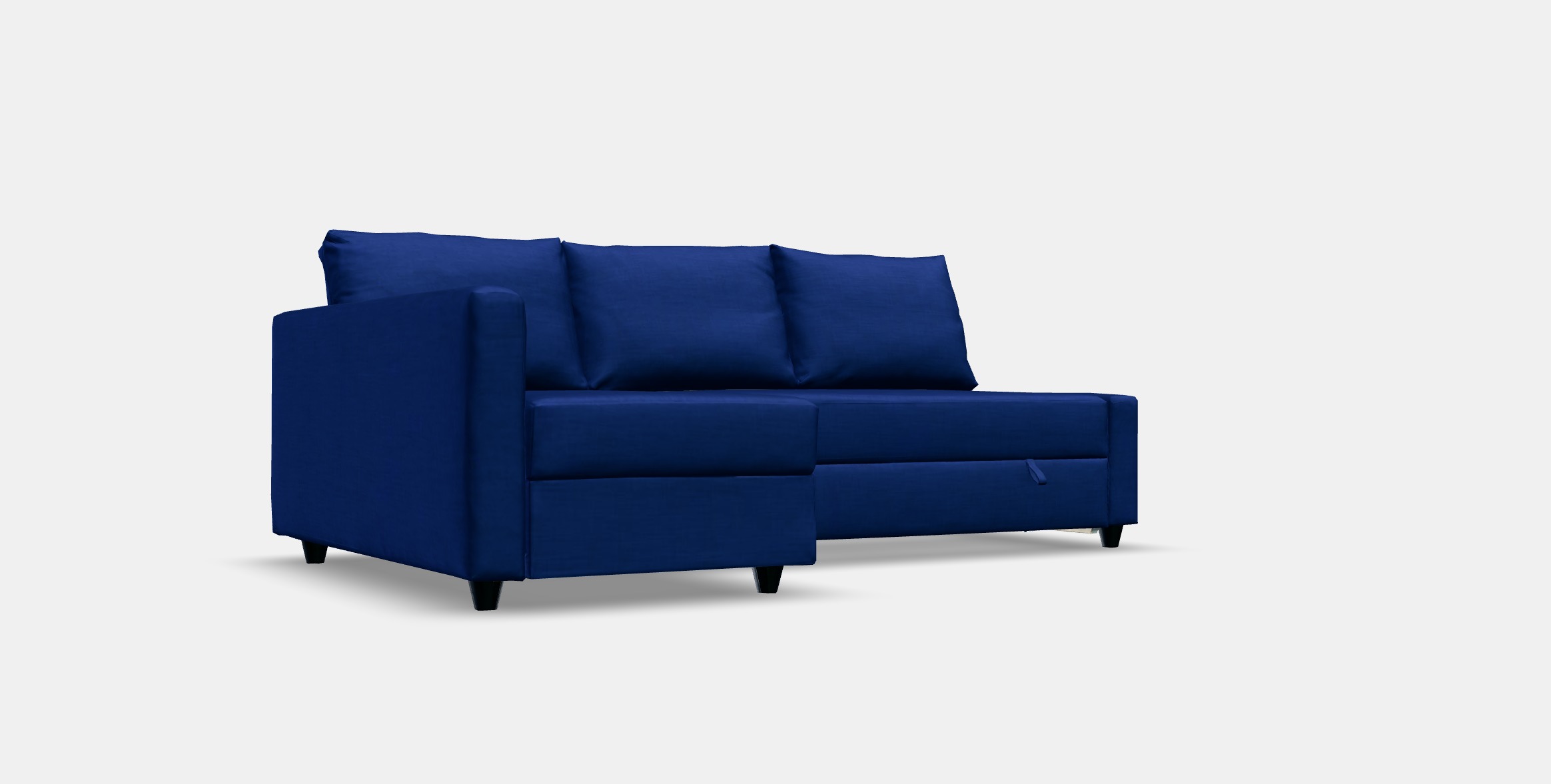 FRIHETEN Corner sofa-bed with storage Low-poly 3D model_9