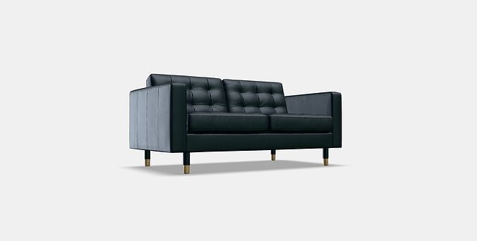 LANDSKRONA Two-seat sofa Low-poly 3D model 4