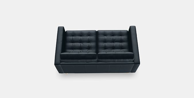 LANDSKRONA Two-seat sofa Low-poly 3D model