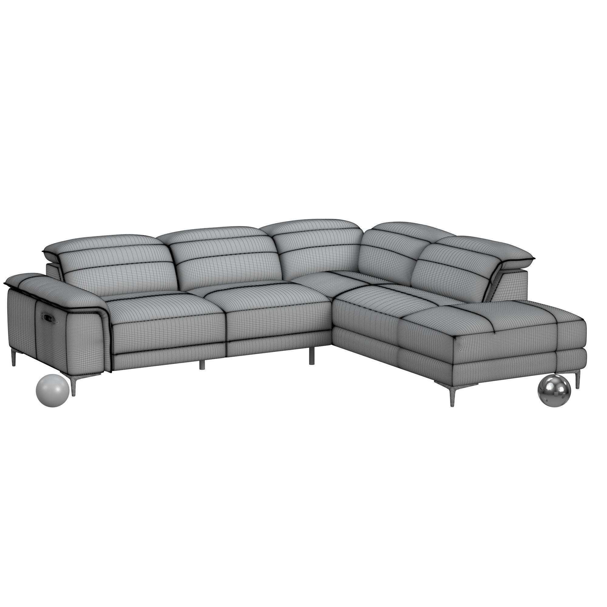 Aria Sofa 3D model_3