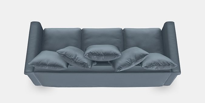 GRONLID 3-seat sofa Low-poly 3D model 4