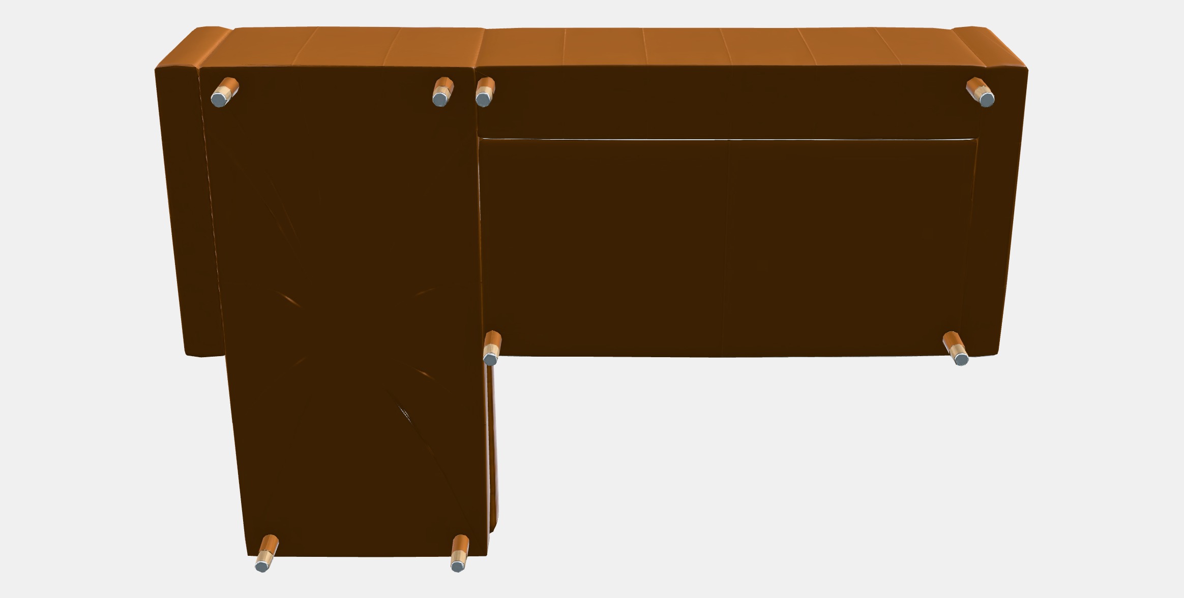 LANDSKRONA 3-seat sofa 1 Low-poly 3D model_7