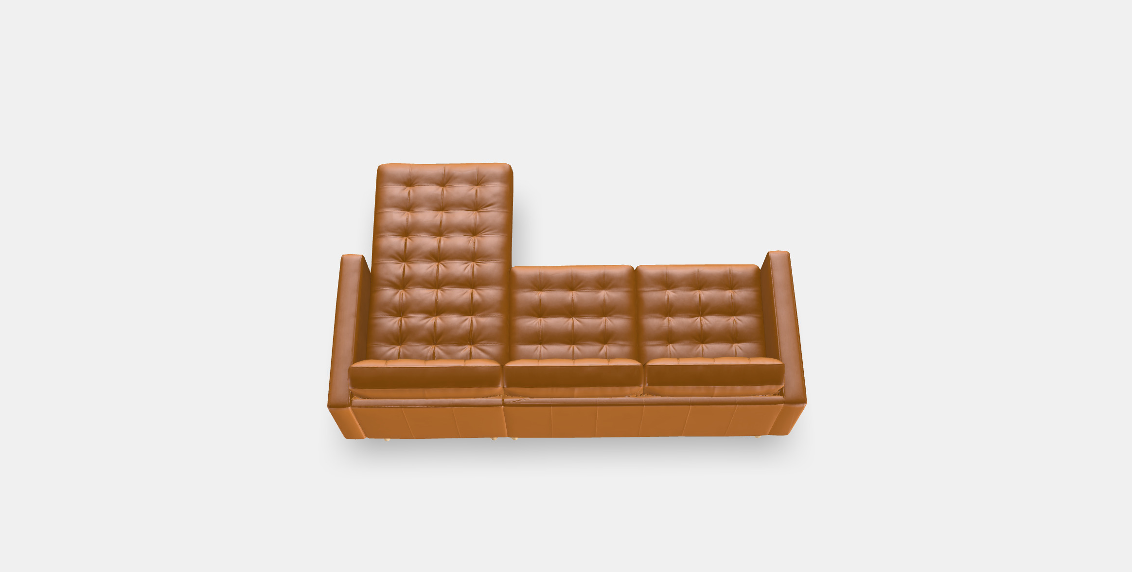 LANDSKRONA 3-seat sofa 1 Low-poly 3D model_4