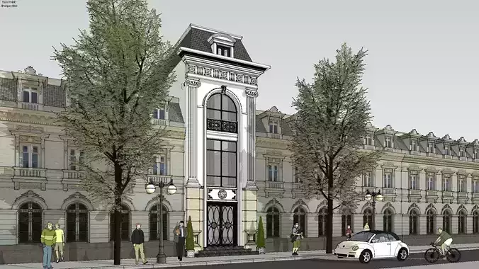 building facade model sketchup for architectural inspiration