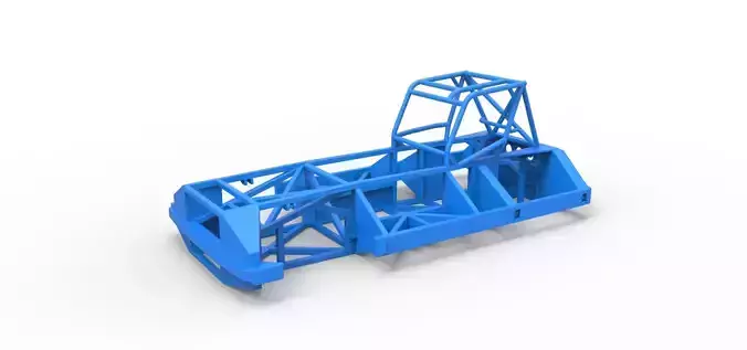 Frame of New Zealand Superstock car Version 3 Scale 1 to 25