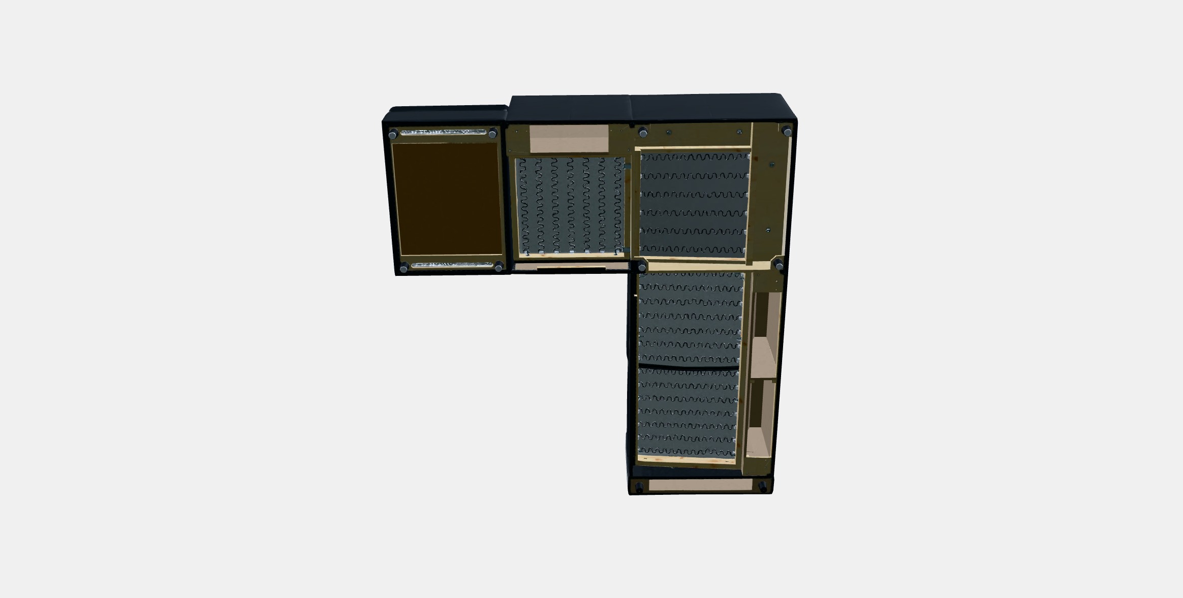 VIMLE Corner sofa 4-seat 3D model_6