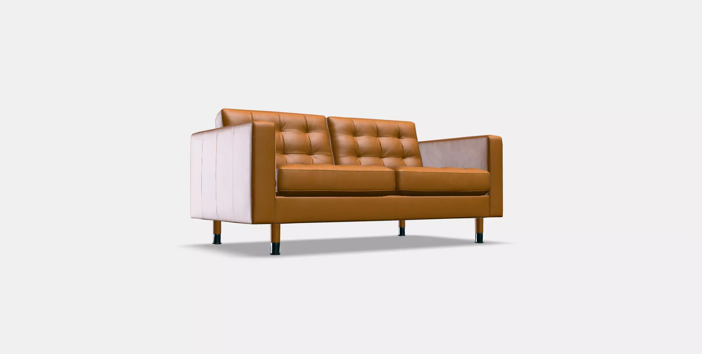 LANDSKRONA 2-seat sofa Low-poly 3D model_0