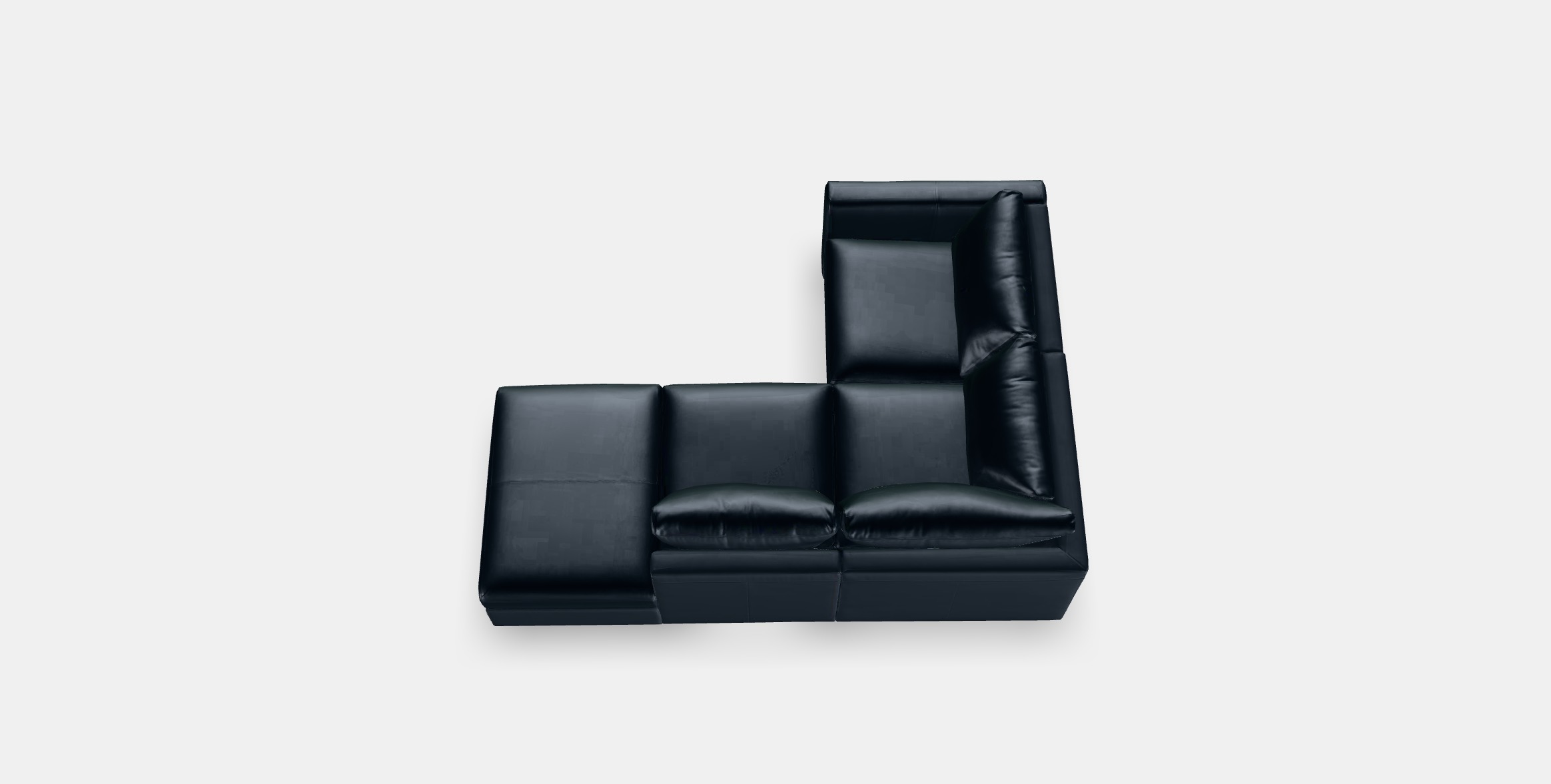 VIMLE Corner sofa 3-seat 3D model_6