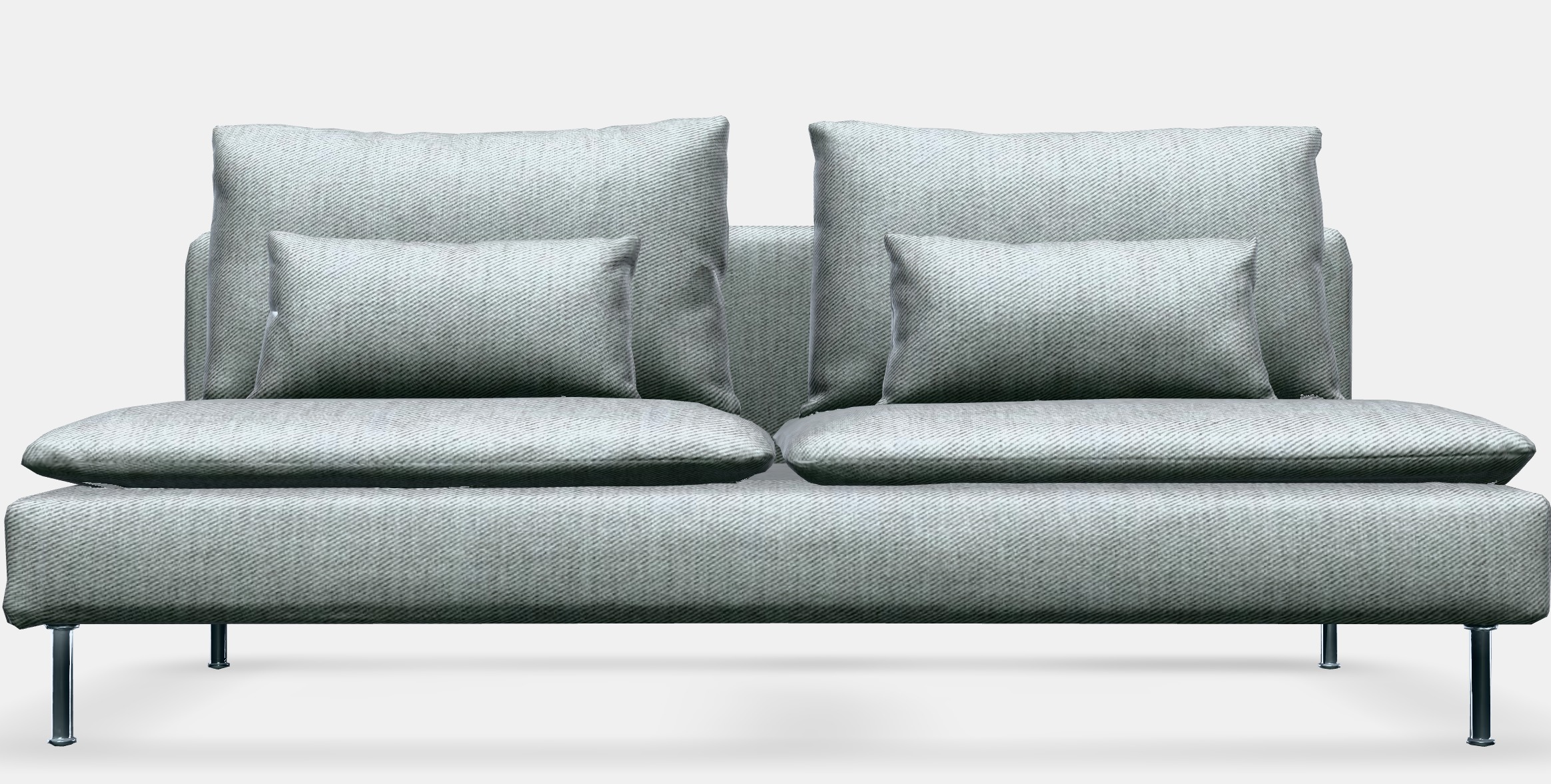 SODERHAMN 3-seat section Low-poly 3D model_15