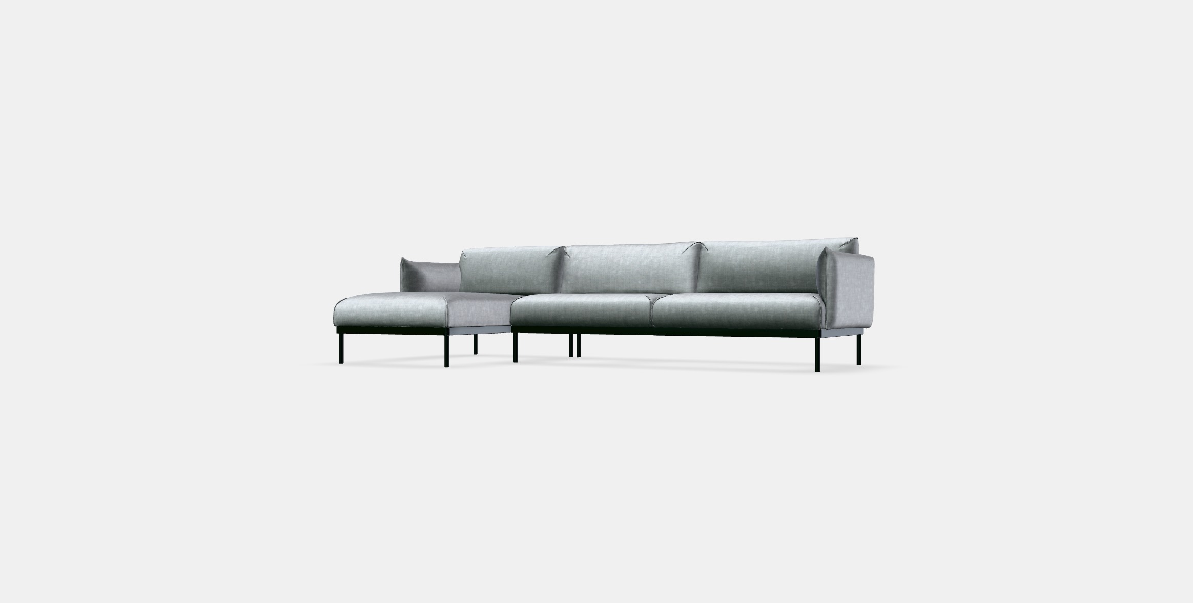 APPLARYD 4-seat sofa with chaise longue 3D model_13