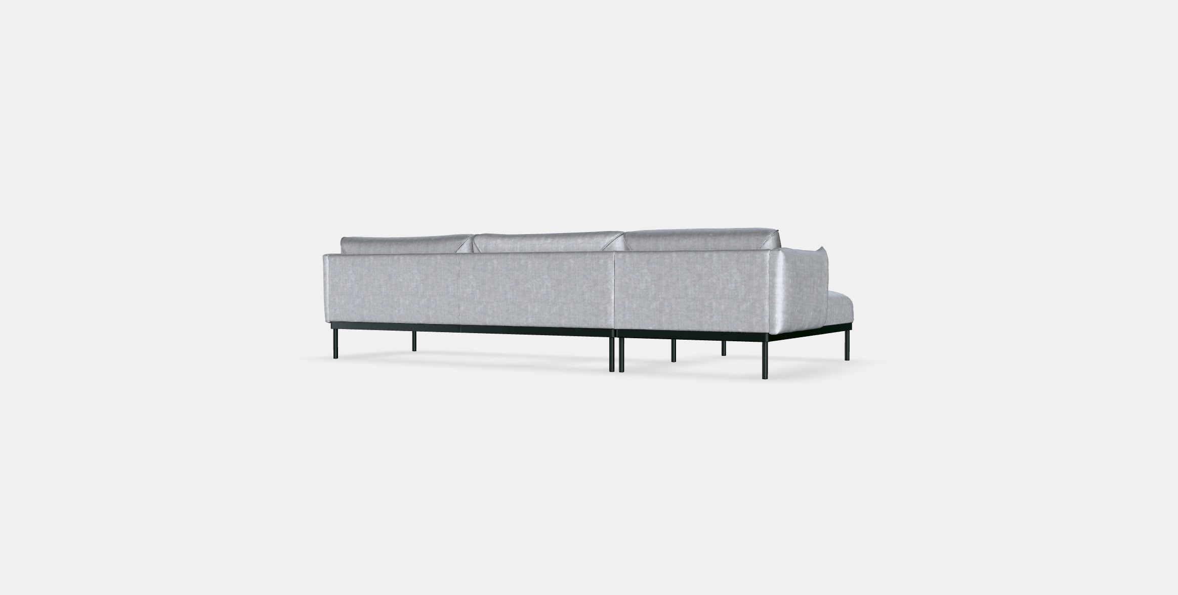 APPLARYD 4-seat sofa with chaise longue 3D model_2