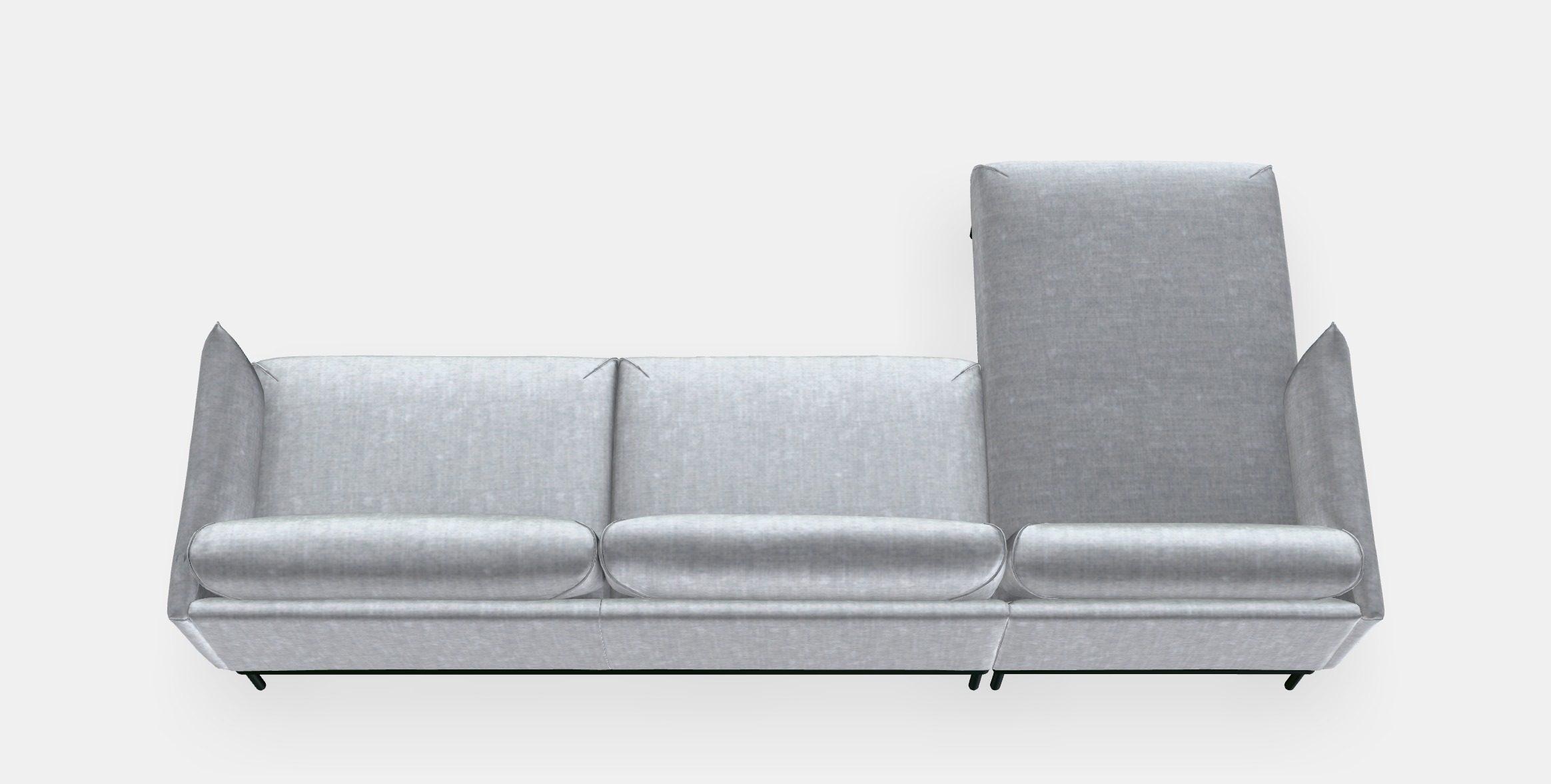 APPLARYD 4-seat sofa with chaise longue 3D model_12