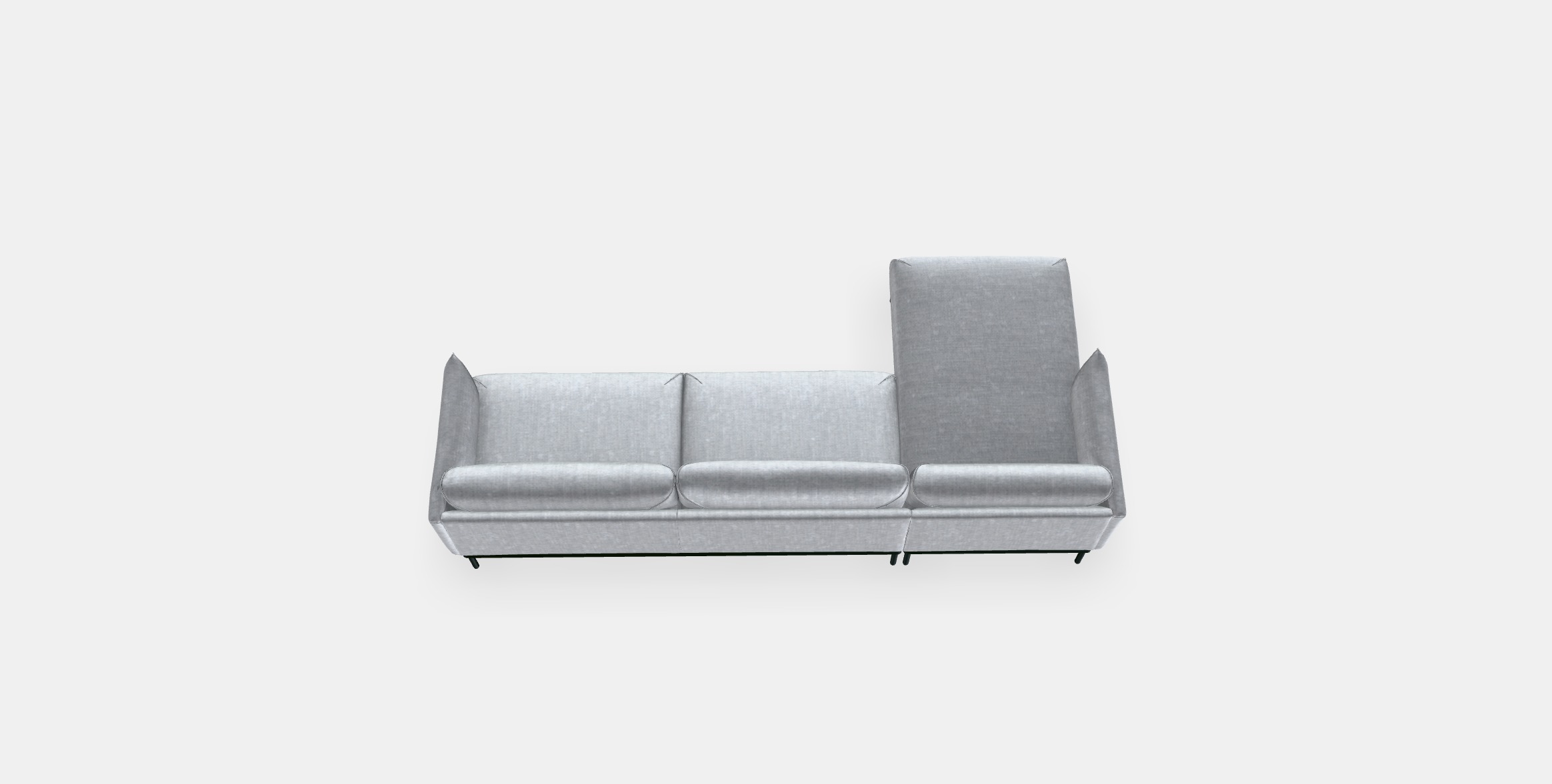 APPLARYD 4-seat sofa with chaise longue 3D model_3