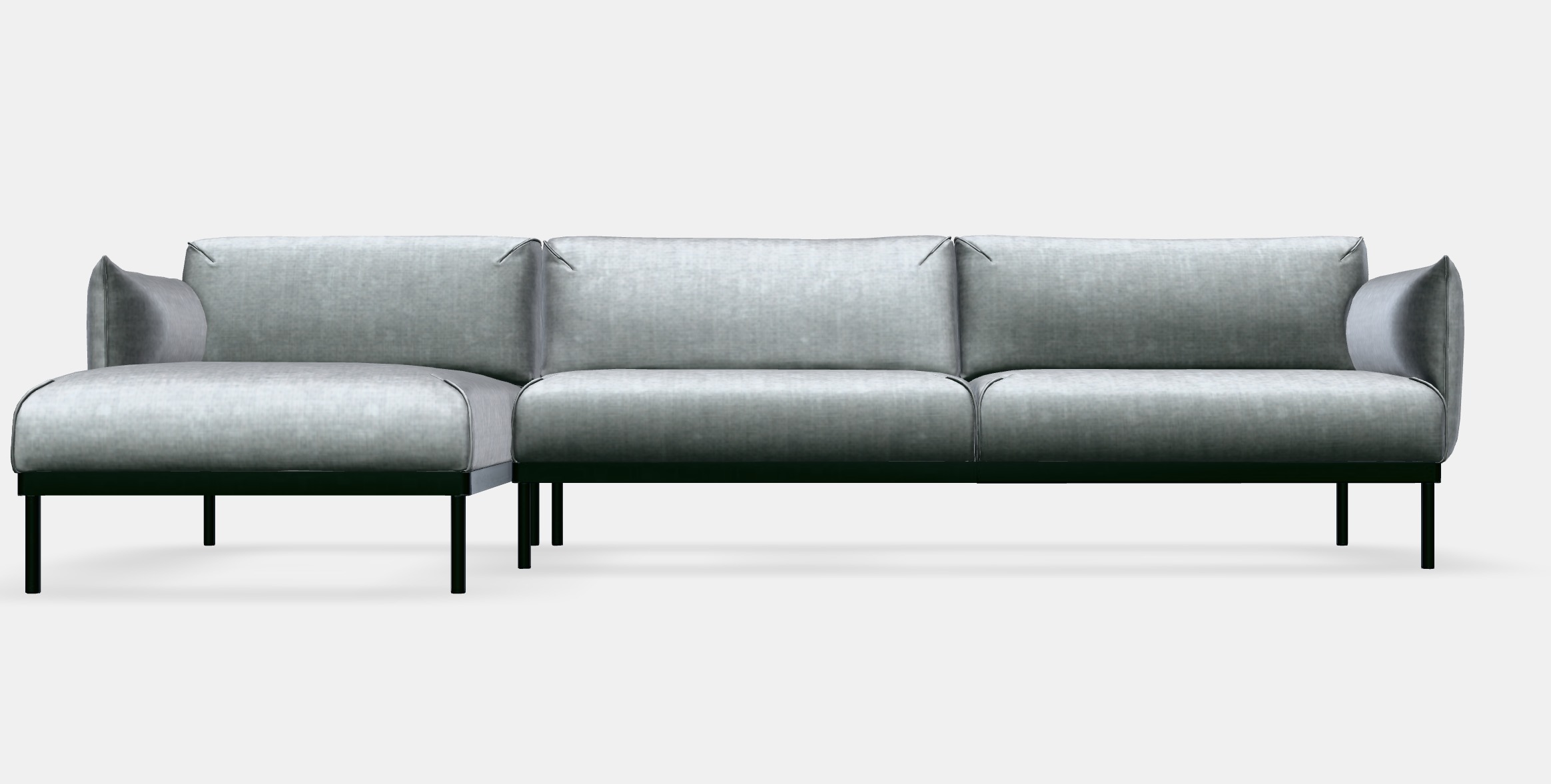 APPLARYD 4-seat sofa with chaise longue 3D model_16