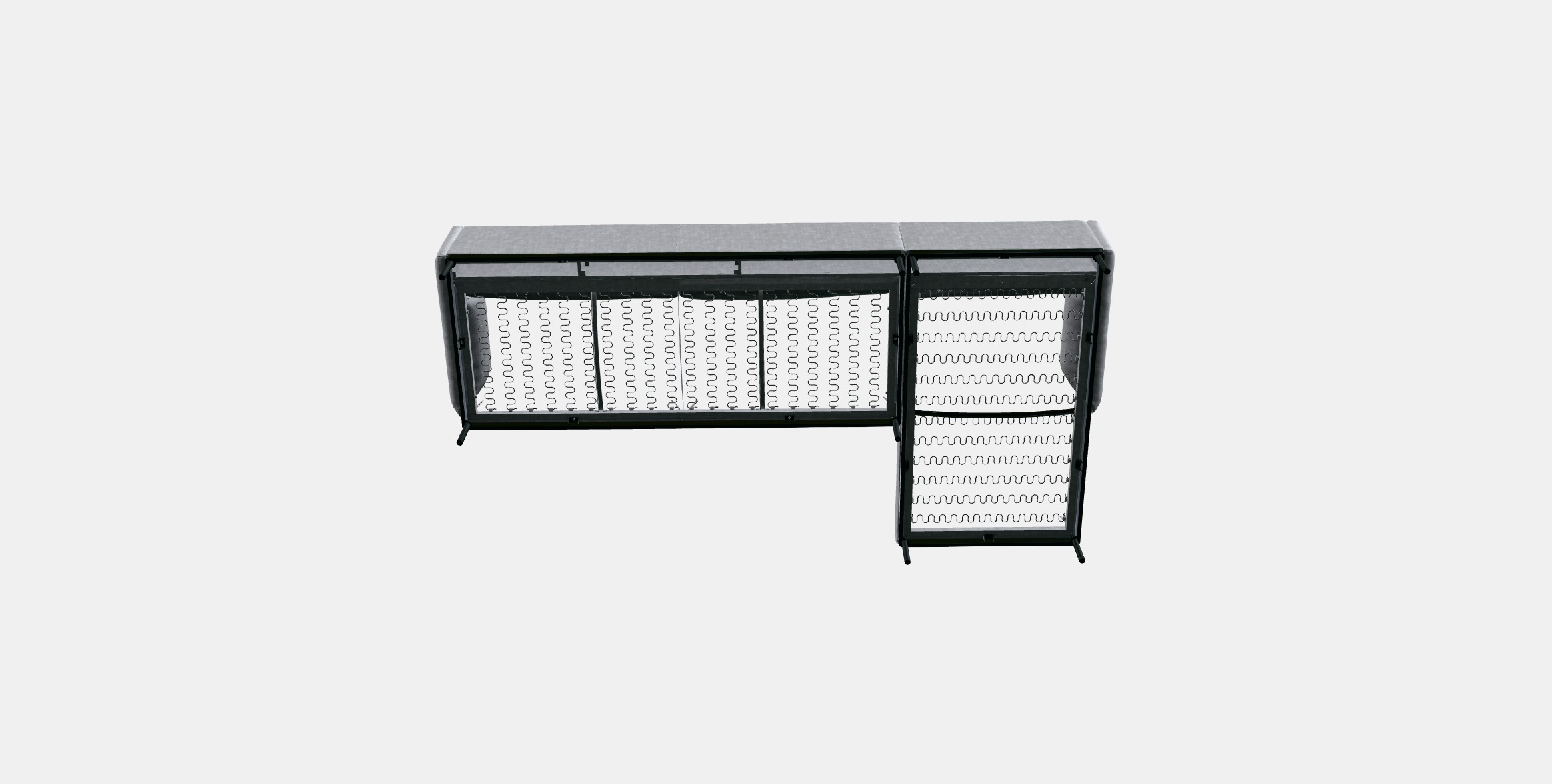 APPLARYD 4-seat sofa with chaise longue 3D model_4