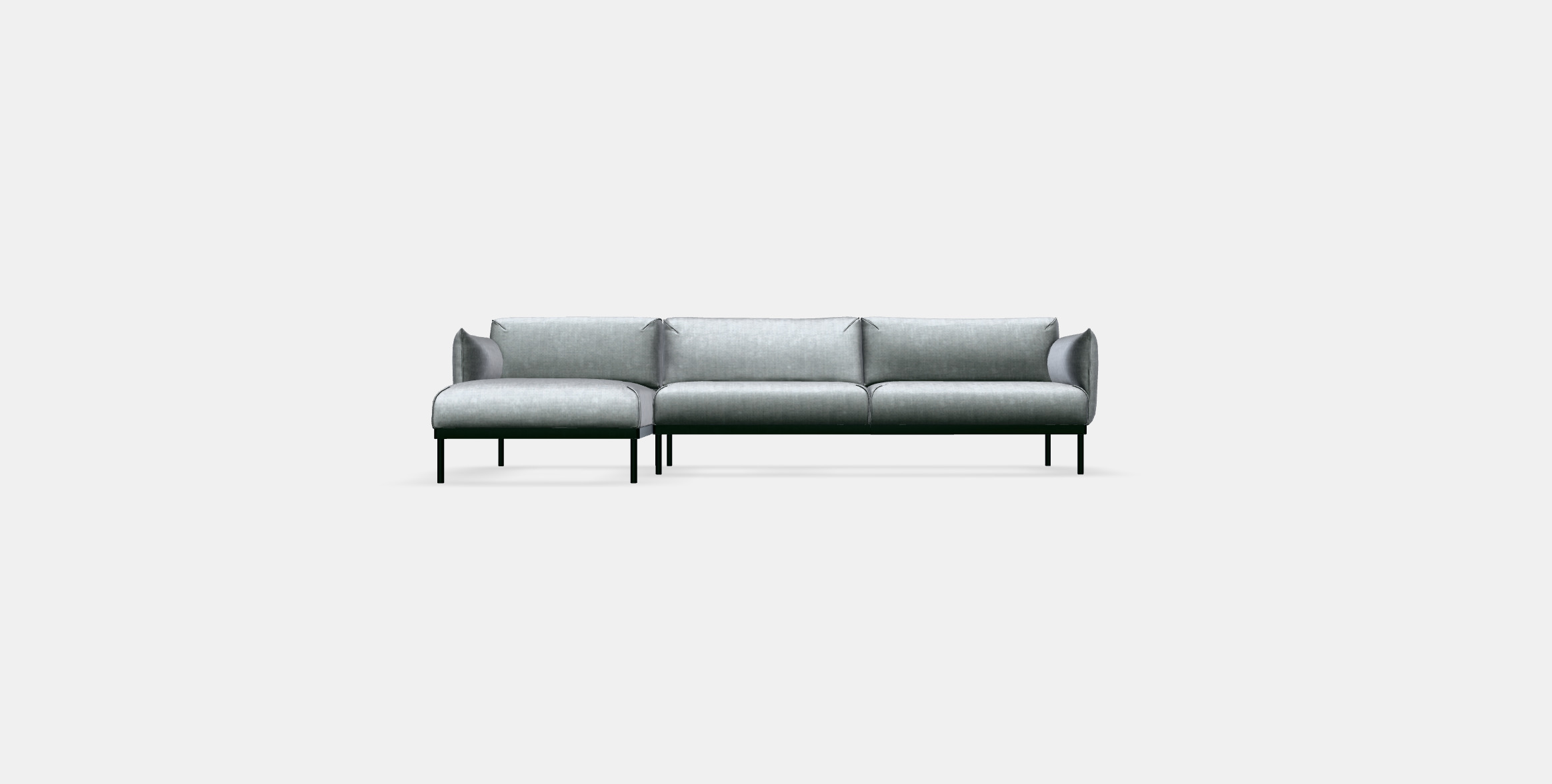 APPLARYD 4-seat sofa with chaise longue 3D model_9
