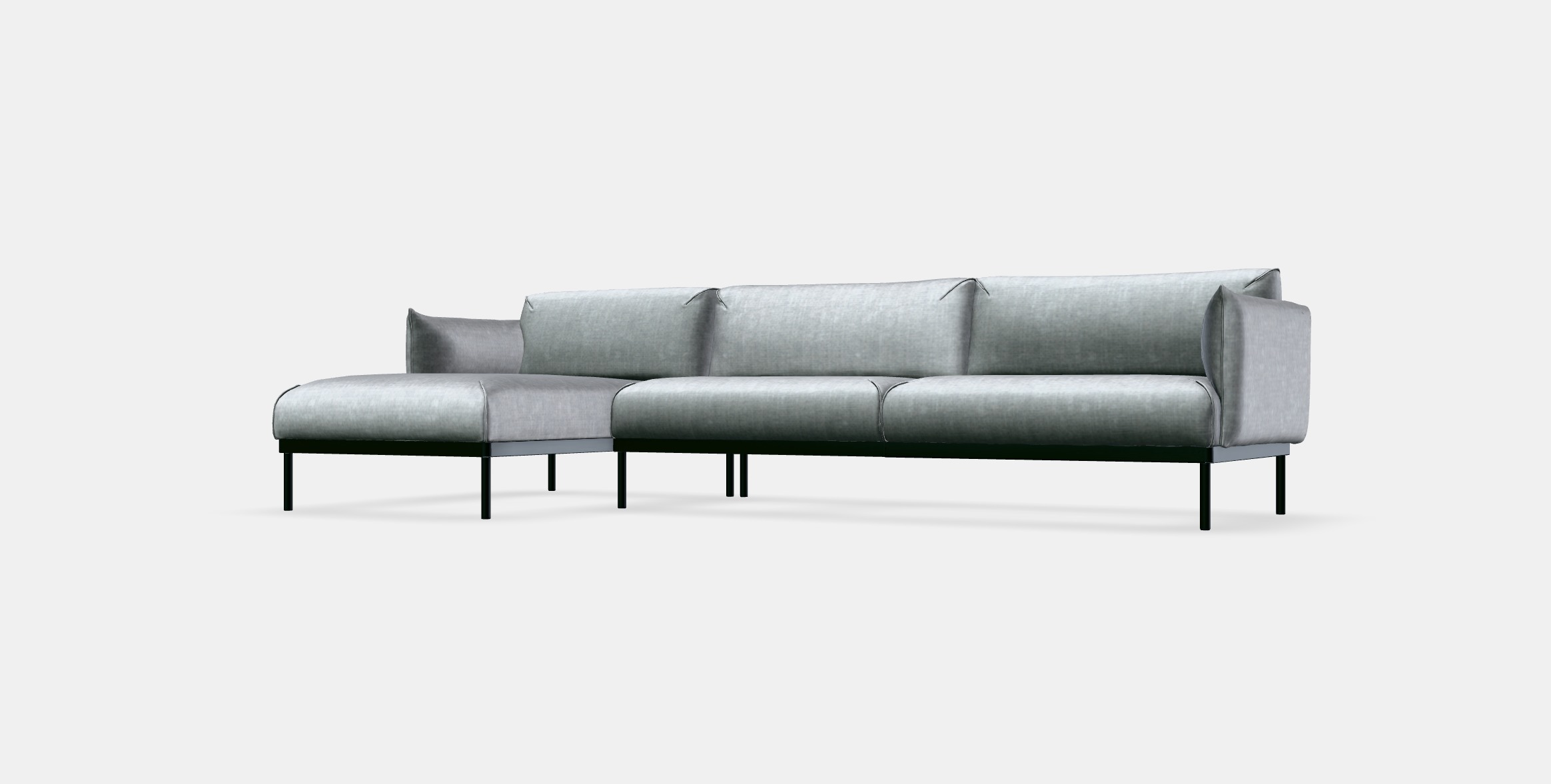 APPLARYD 4-seat sofa with chaise longue 3D model_11