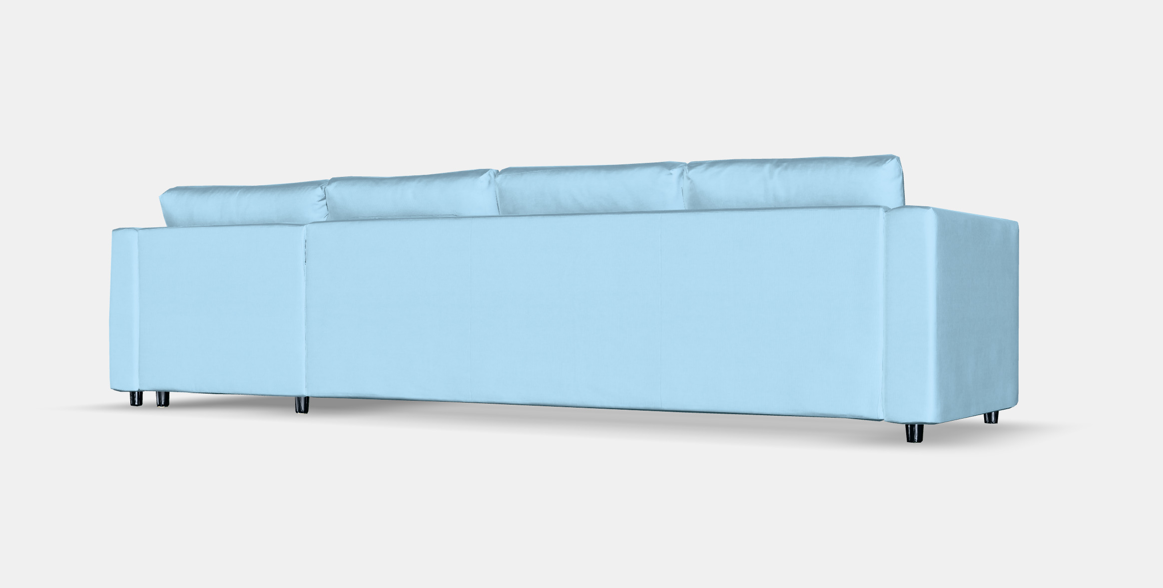 VIMLE 4-seat sofa with chaise longue Low-poly 3D model_5