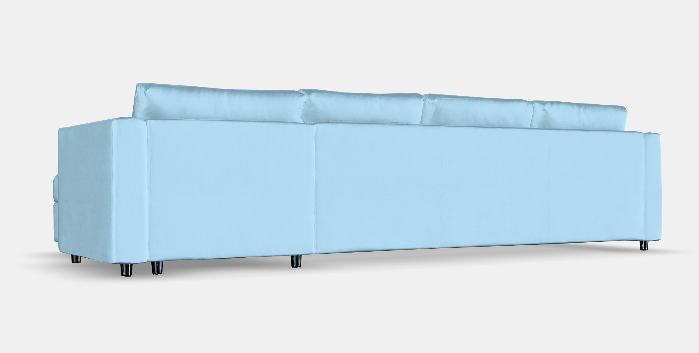 VIMLE 4-seat sofa with chaise longue Low-poly 3D model_7