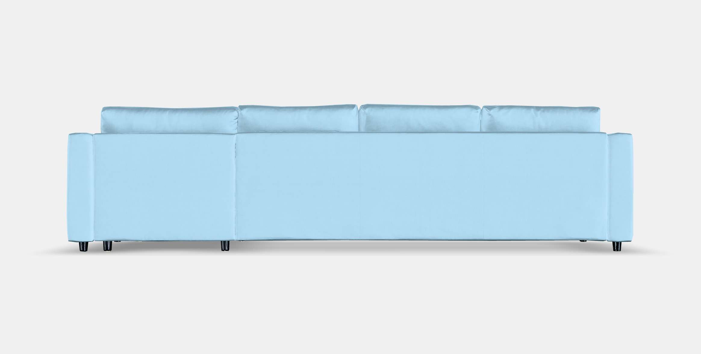 VIMLE 4-seat sofa with chaise longue Low-poly 3D model_16