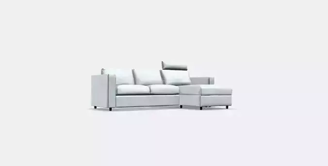 VIMLE 3-seat sofa with chaise longue 1