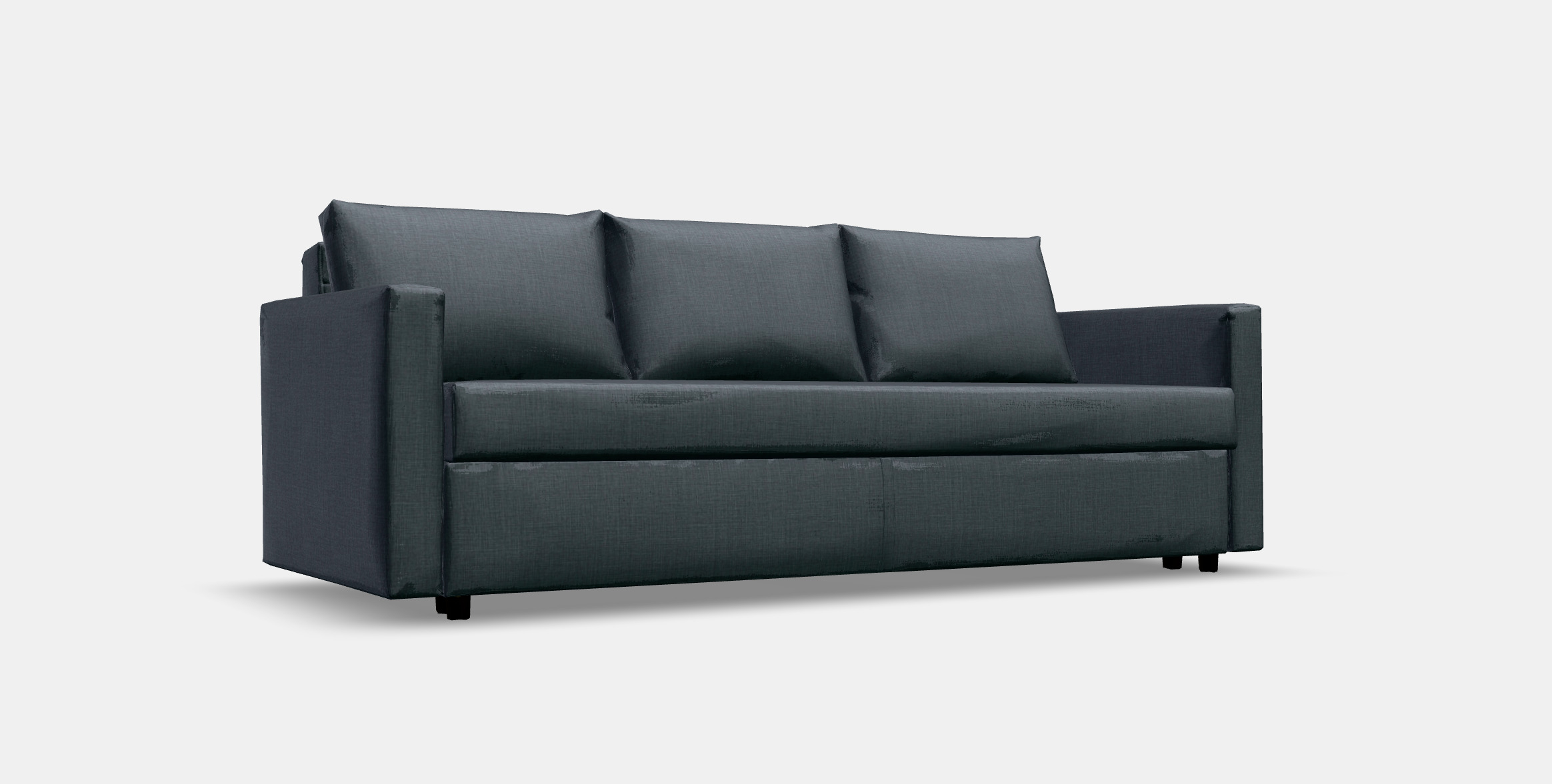 FRIHETEN Three-seat sofa-bed Low-poly 3D model_9