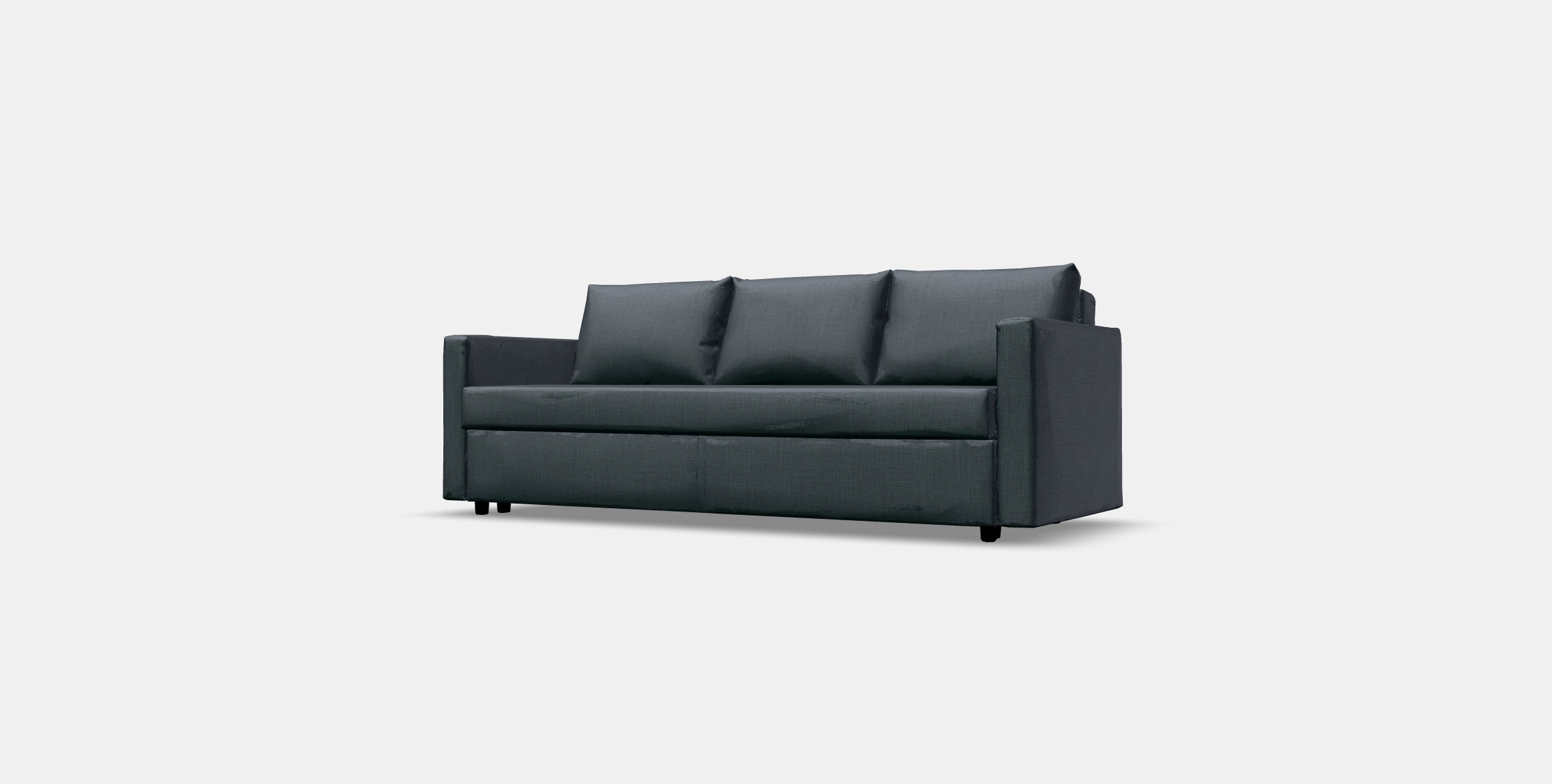 FRIHETEN Three-seat sofa-bed Low-poly 3D model_11