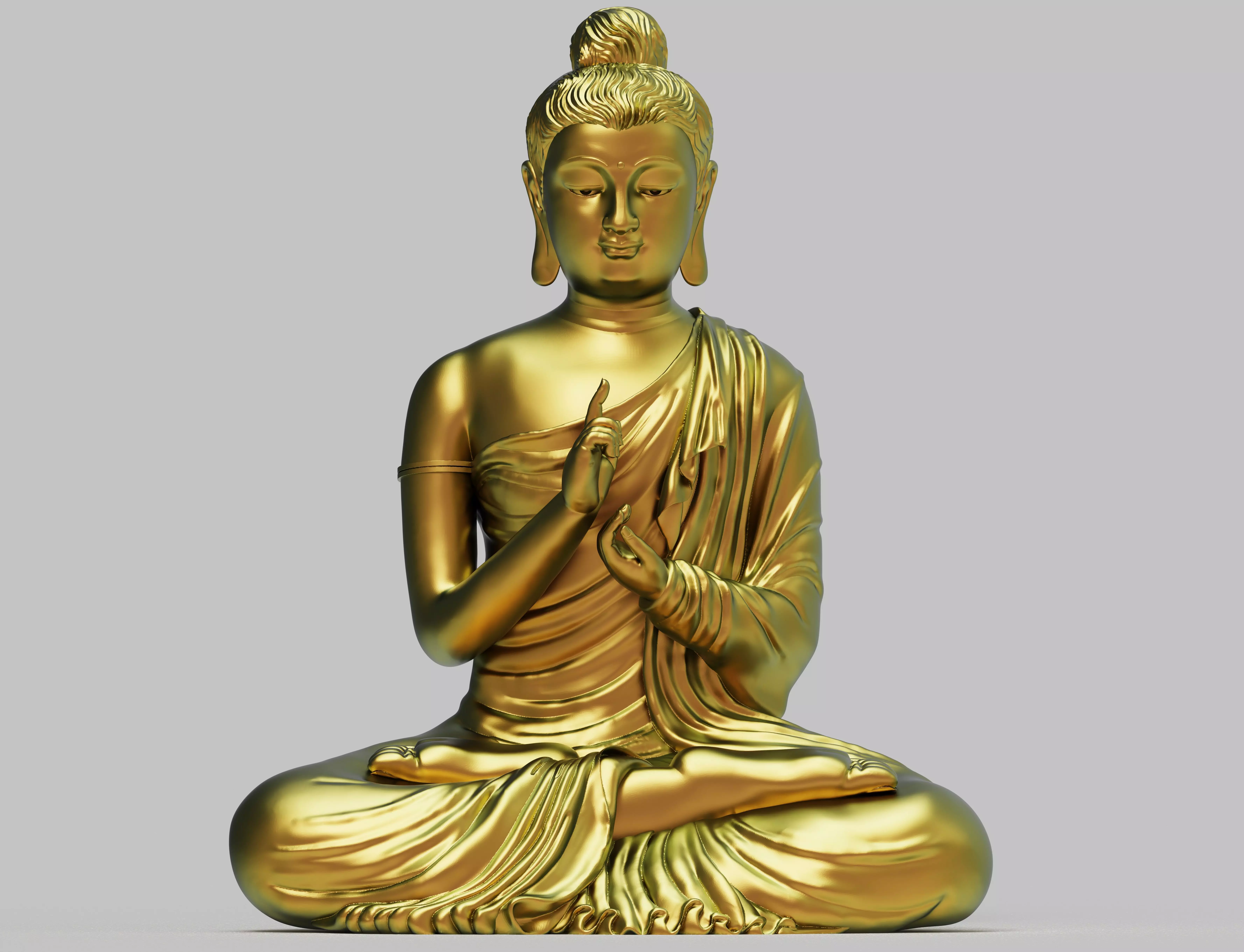 Buddha Statue 3D print model_0