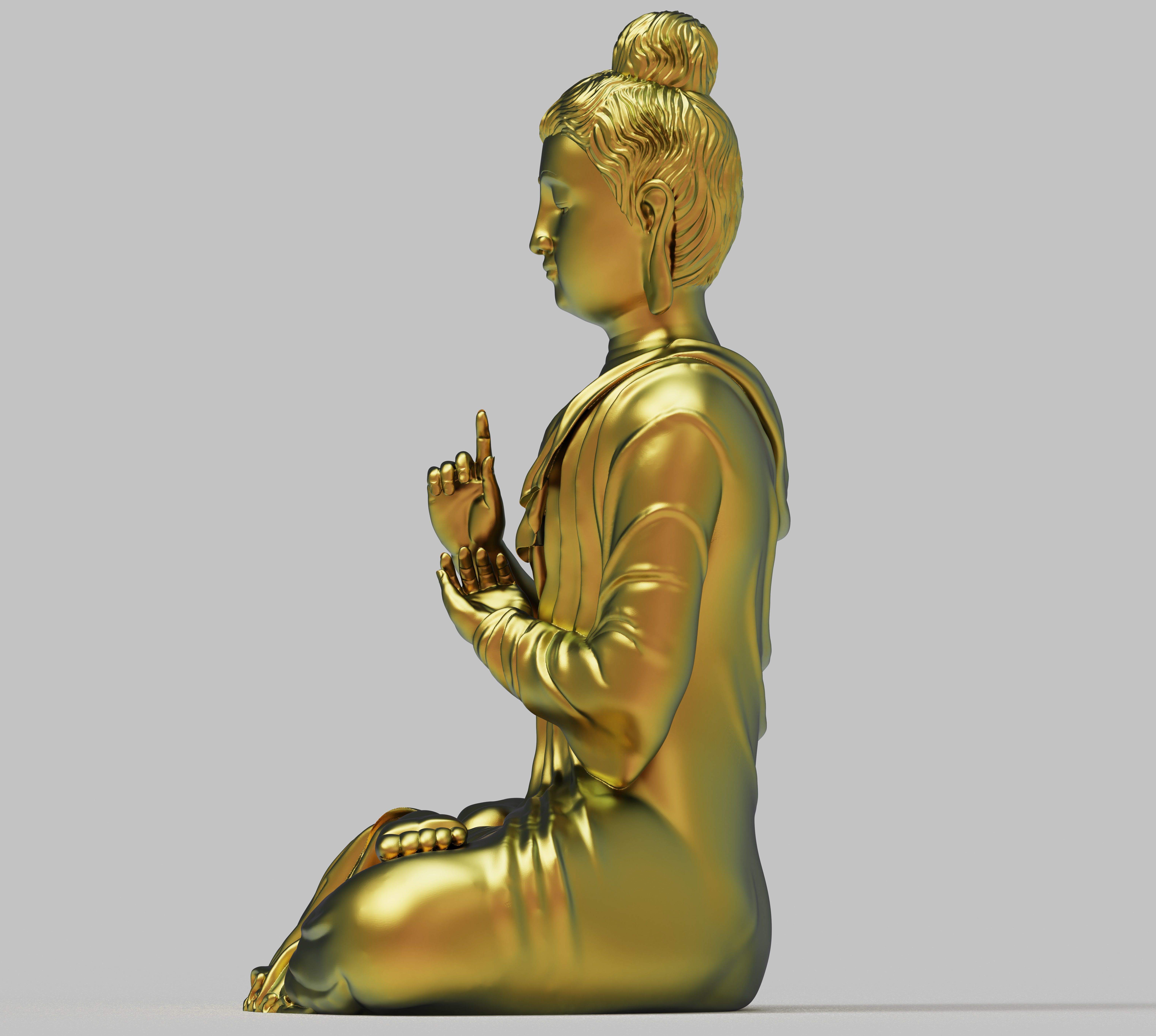 Buddha Statue 3D print model_2