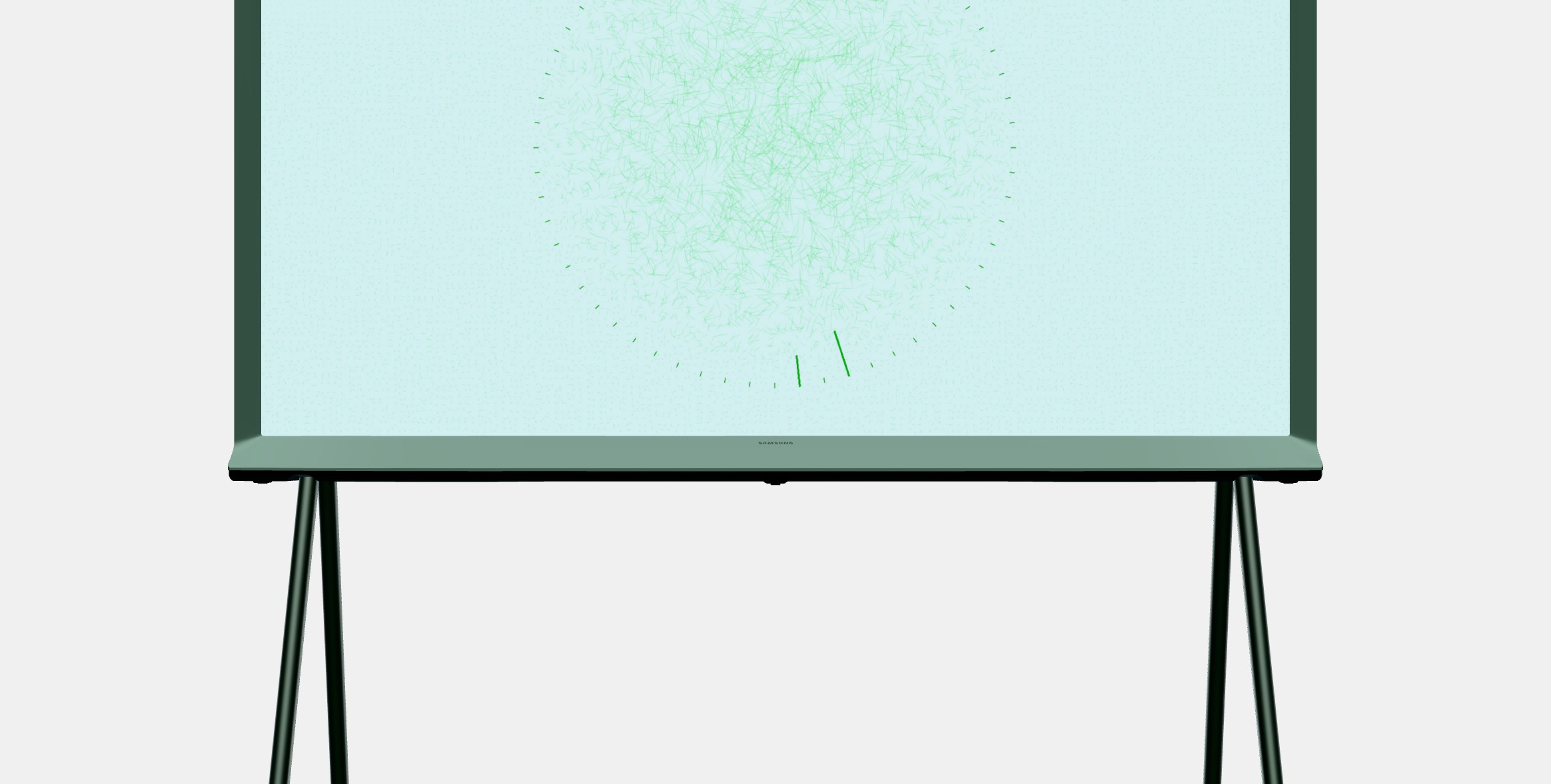 The Serif Ivy Green QLED 4K 2024 3D model_12